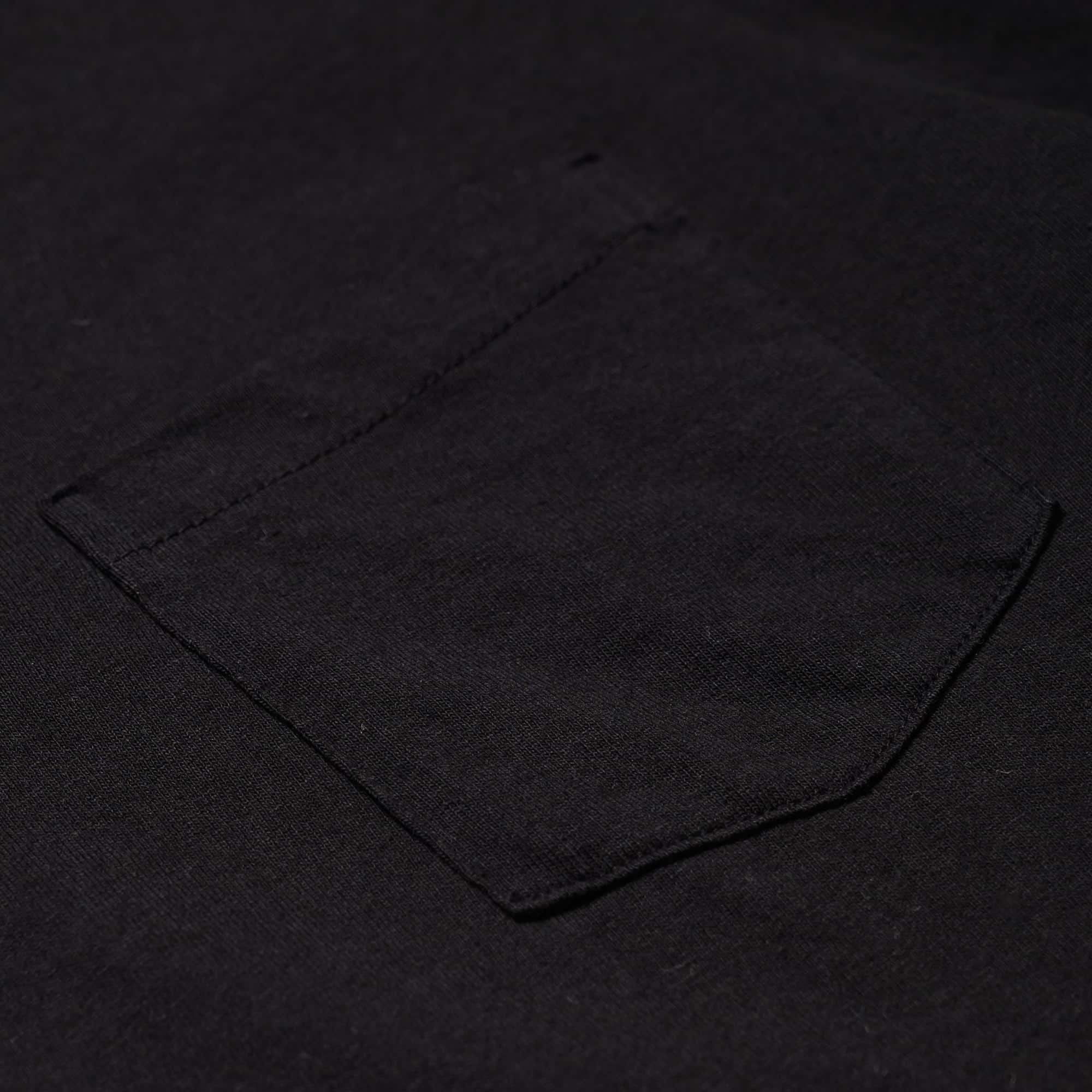 Velva Sheen Two Pack Pocket Tee Black Pocket