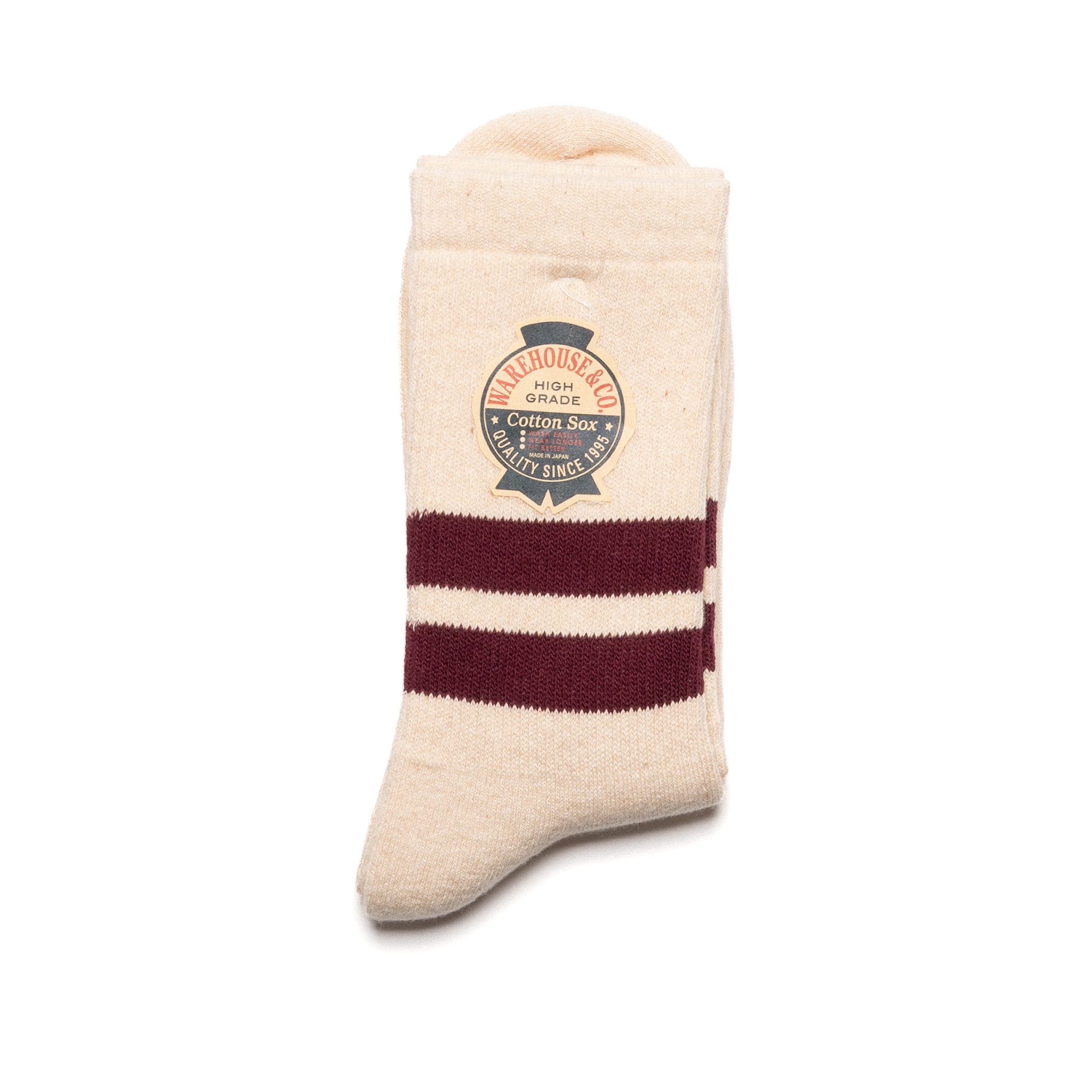 5234 Pile Socks (Long) - Bordeaux