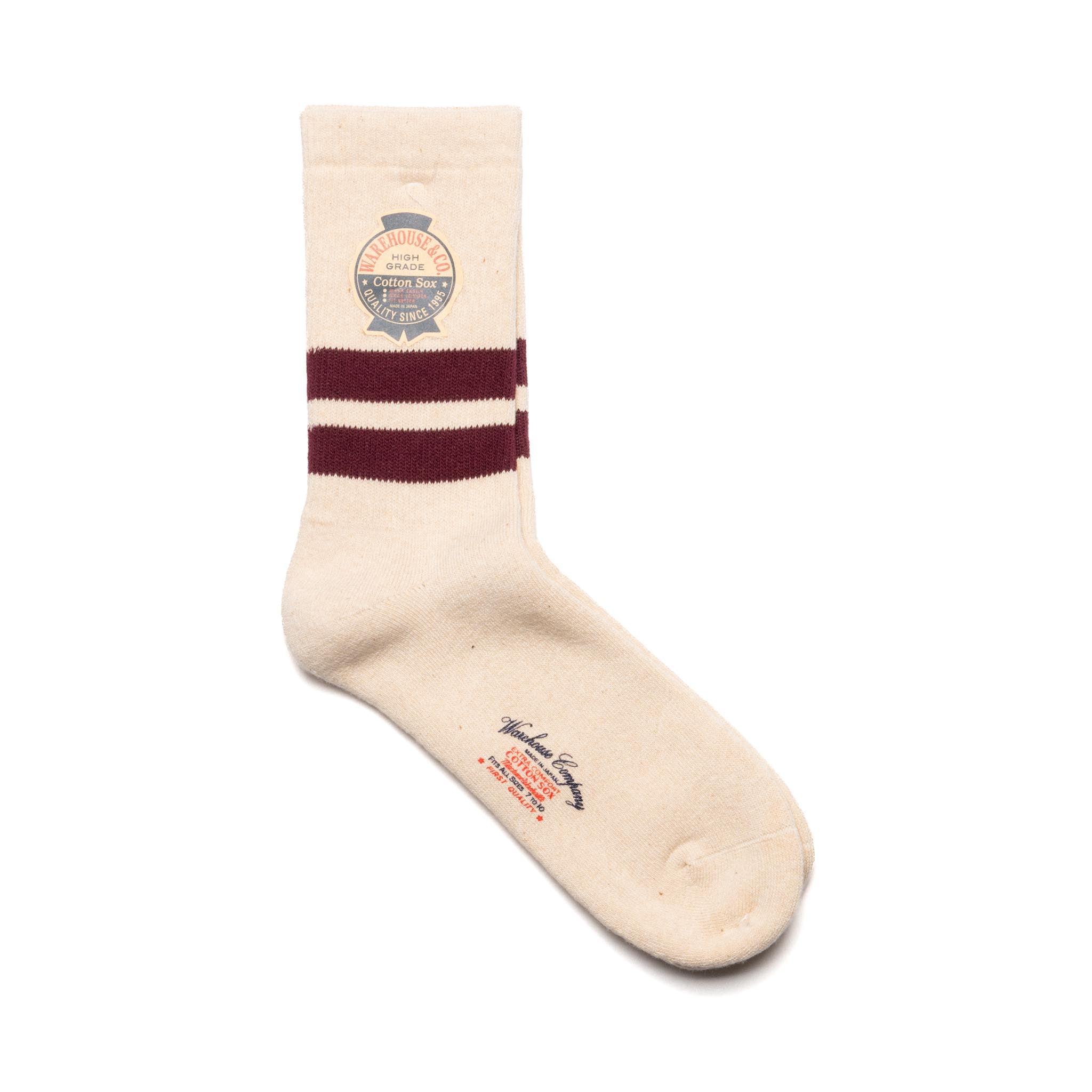 5234 Pile Socks (Long) - Bordeaux