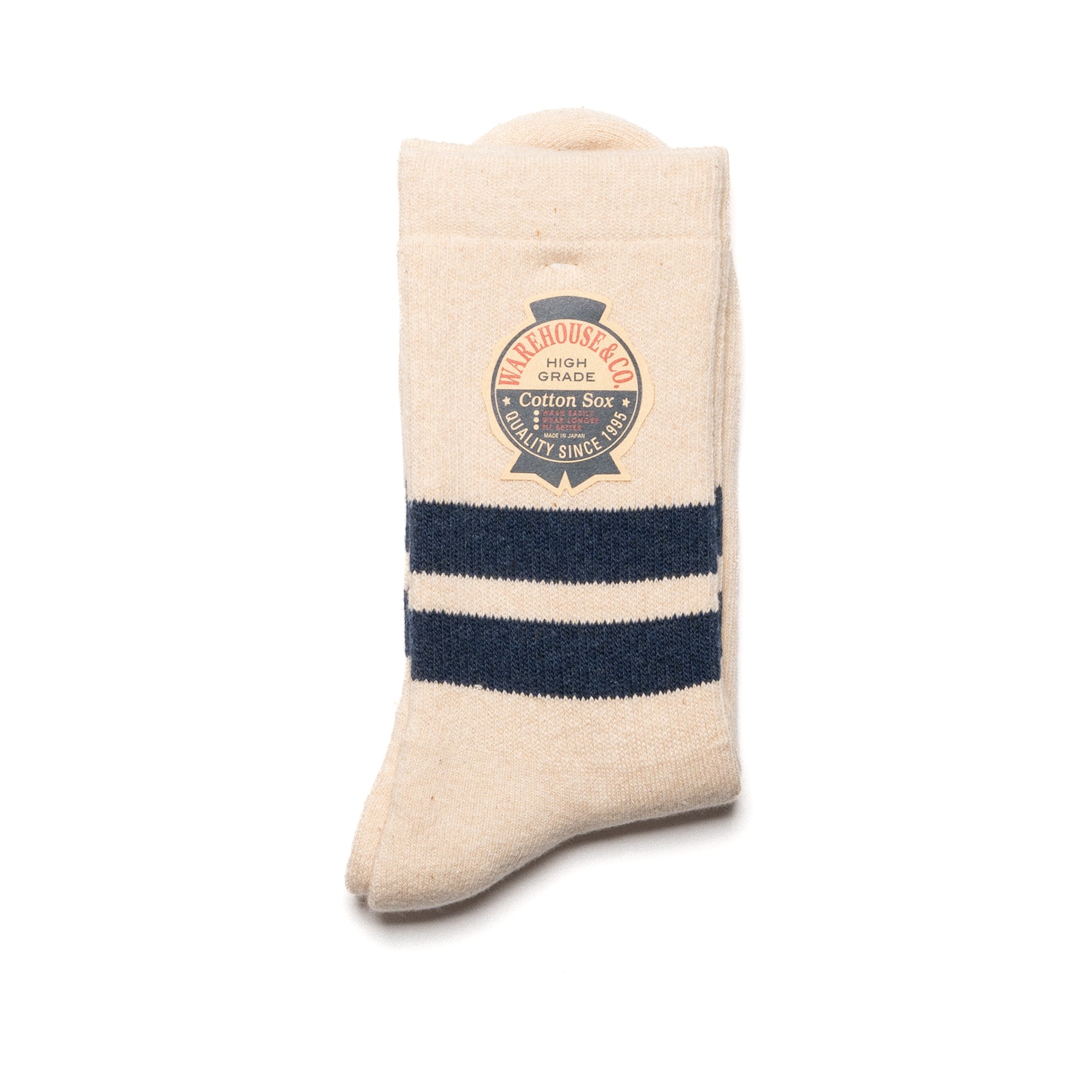 5234 Pile Socks (Long) - Navy