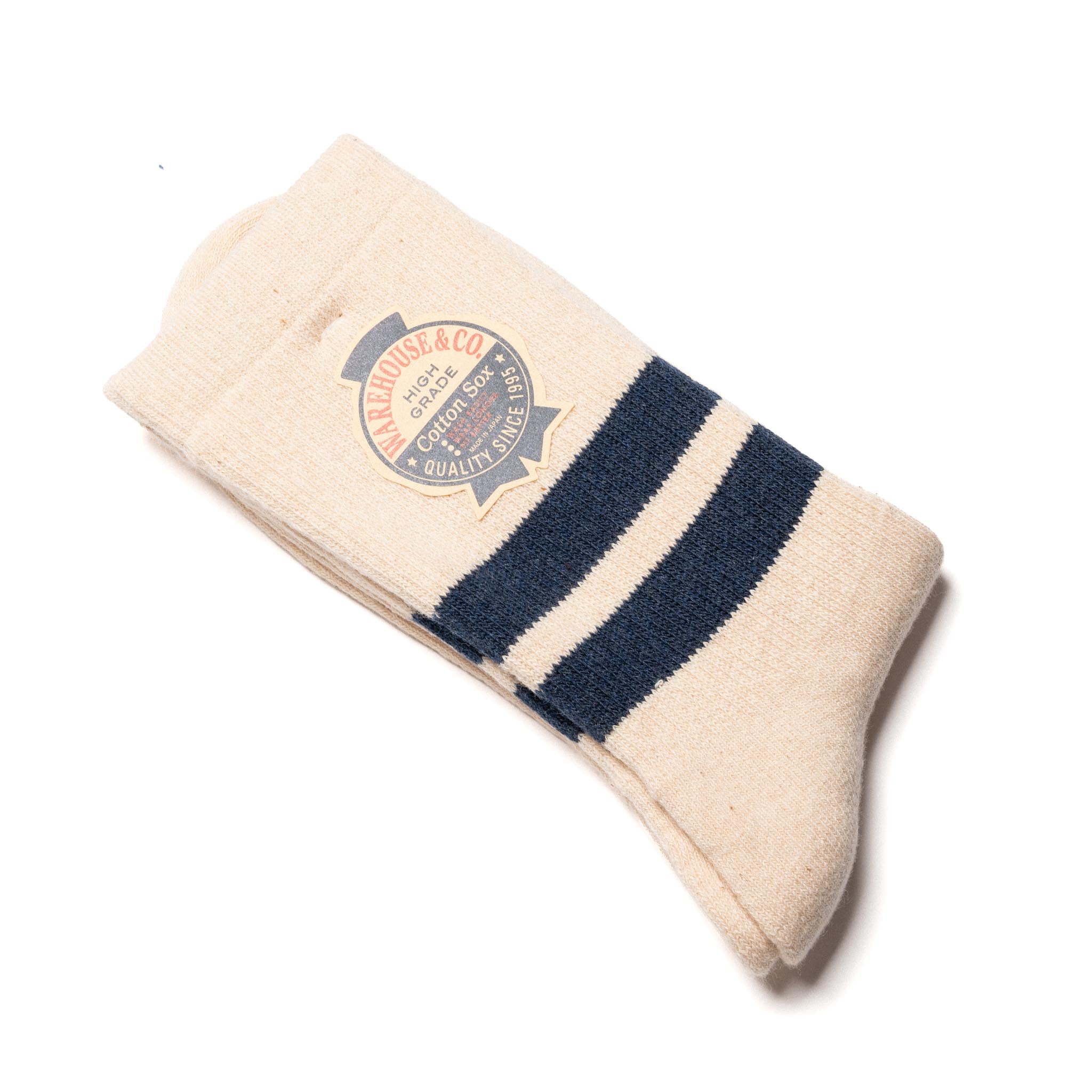 5234 Pile Socks (Long) - Navy