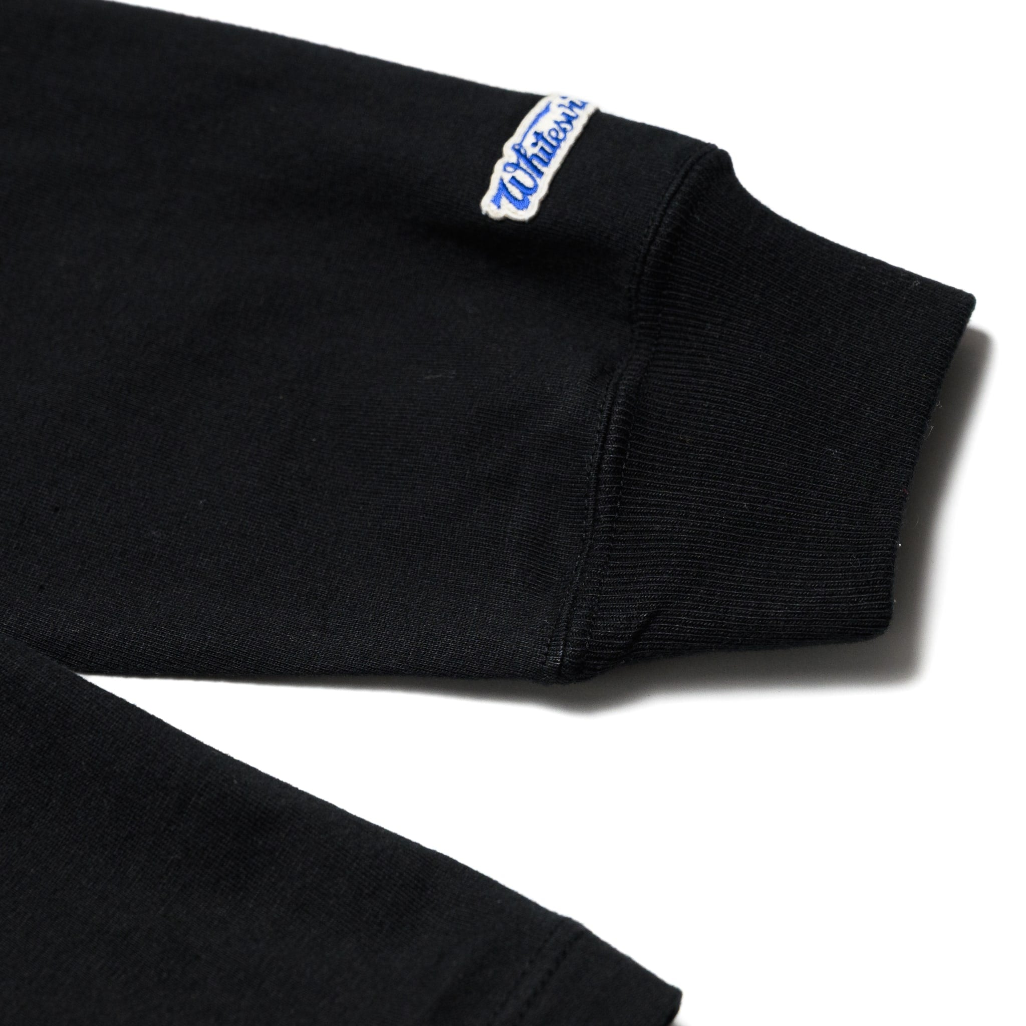 WV68849 Heavyweight Long Sleeve Pocket T-Shirt Black