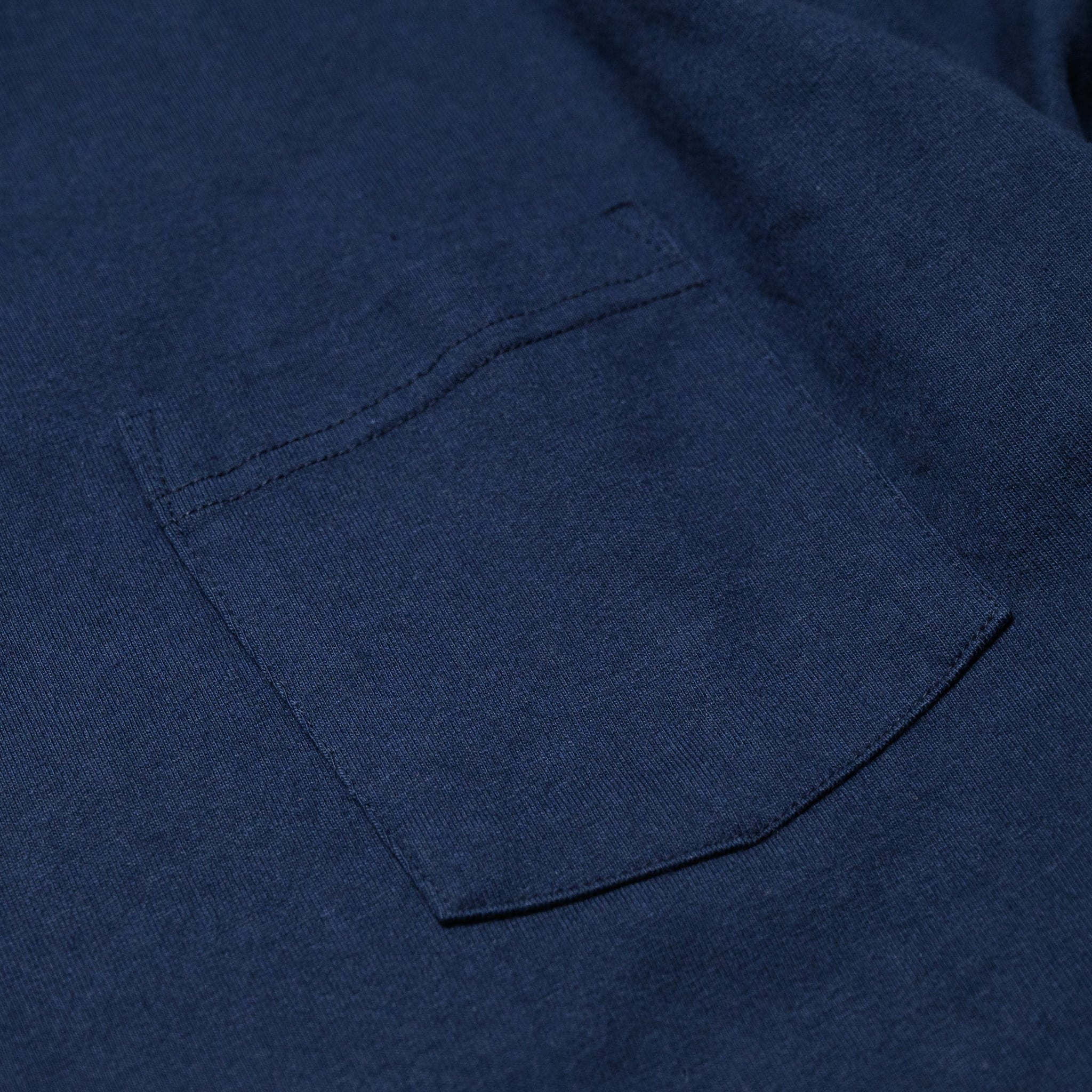 WV68849 Heavyweight Long Sleeve Pocket T-Shirt Navy