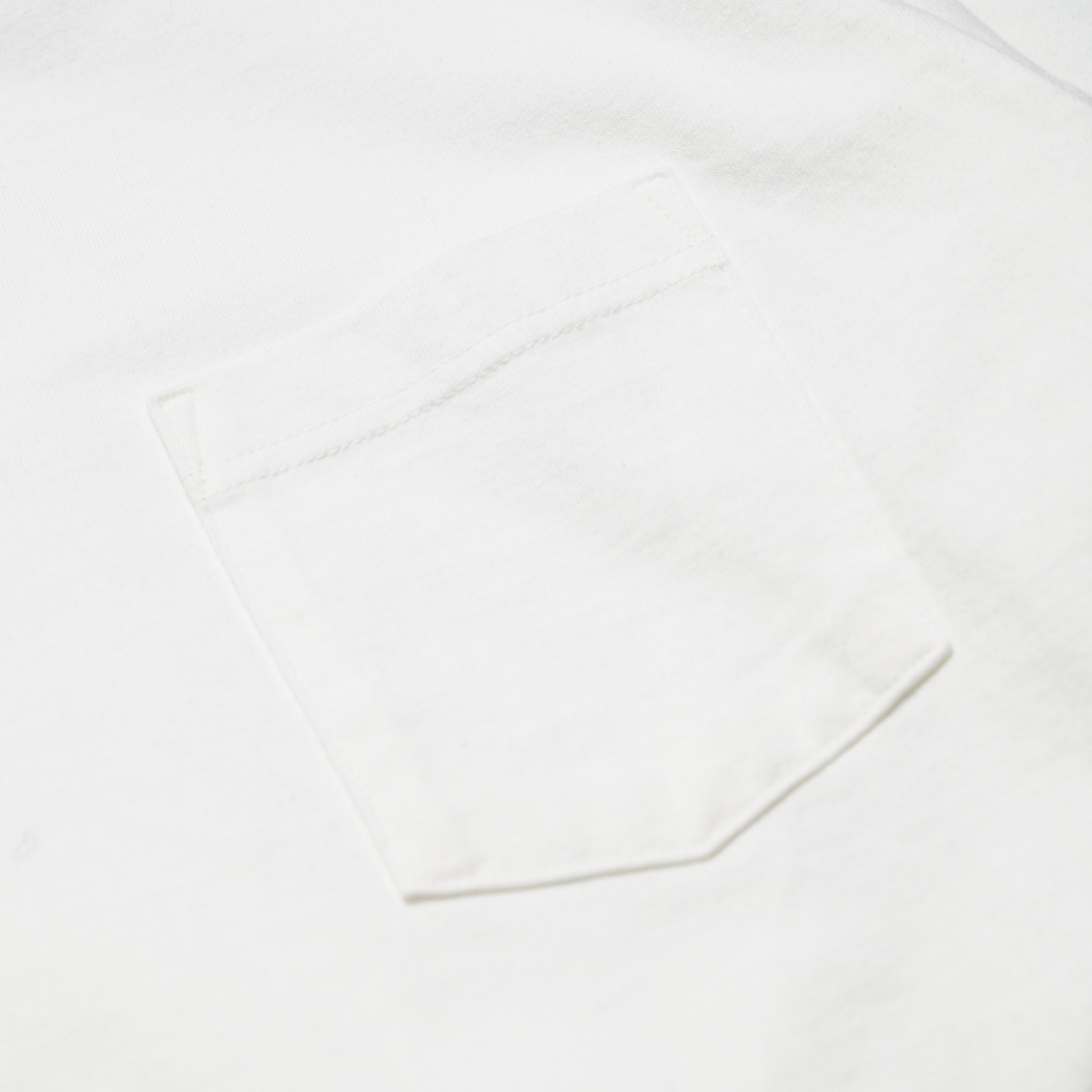 WV68849 Heavyweight Long Sleeve Pocket T-Shirt White