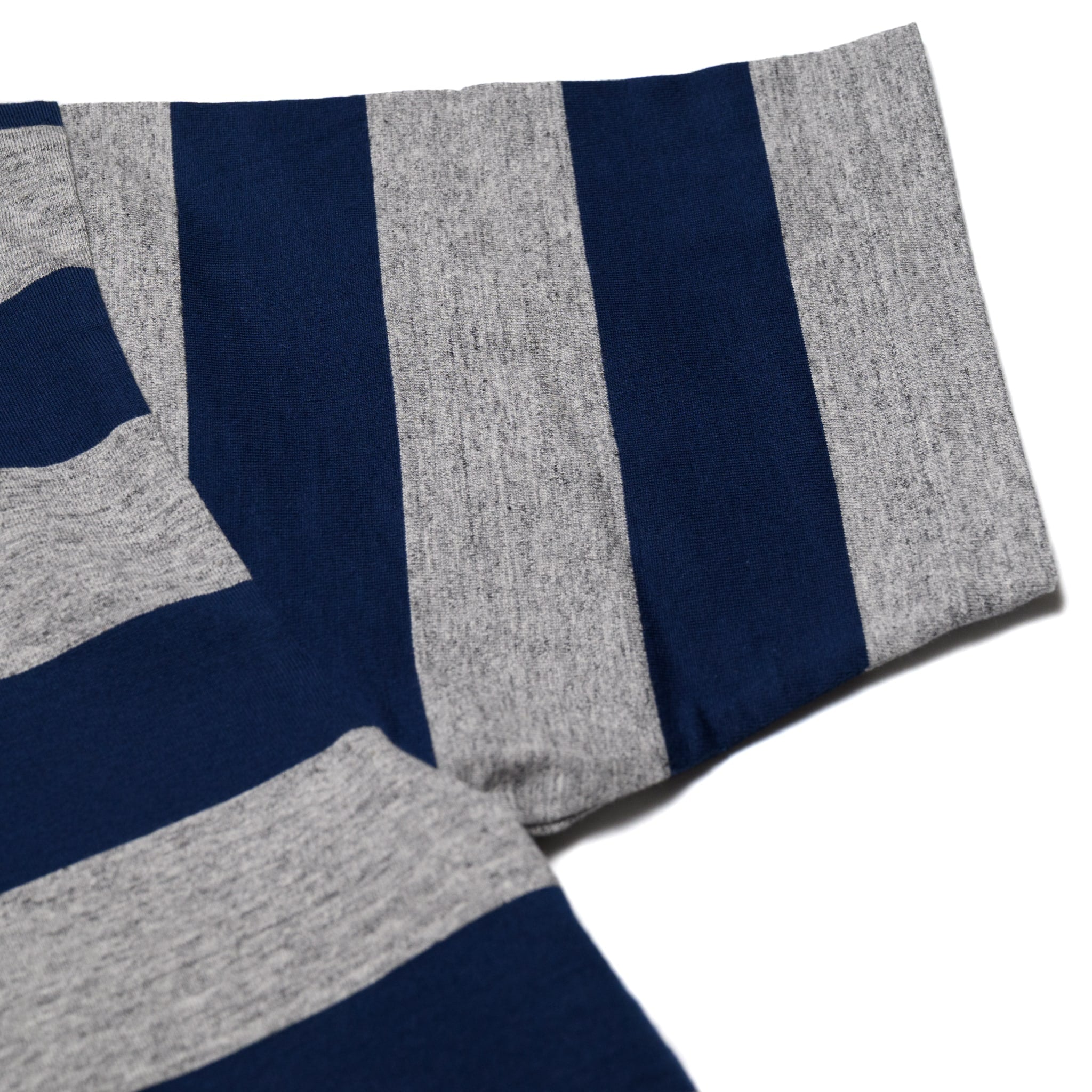 WV79147 Border T-Shirt Heather Grey/Navy