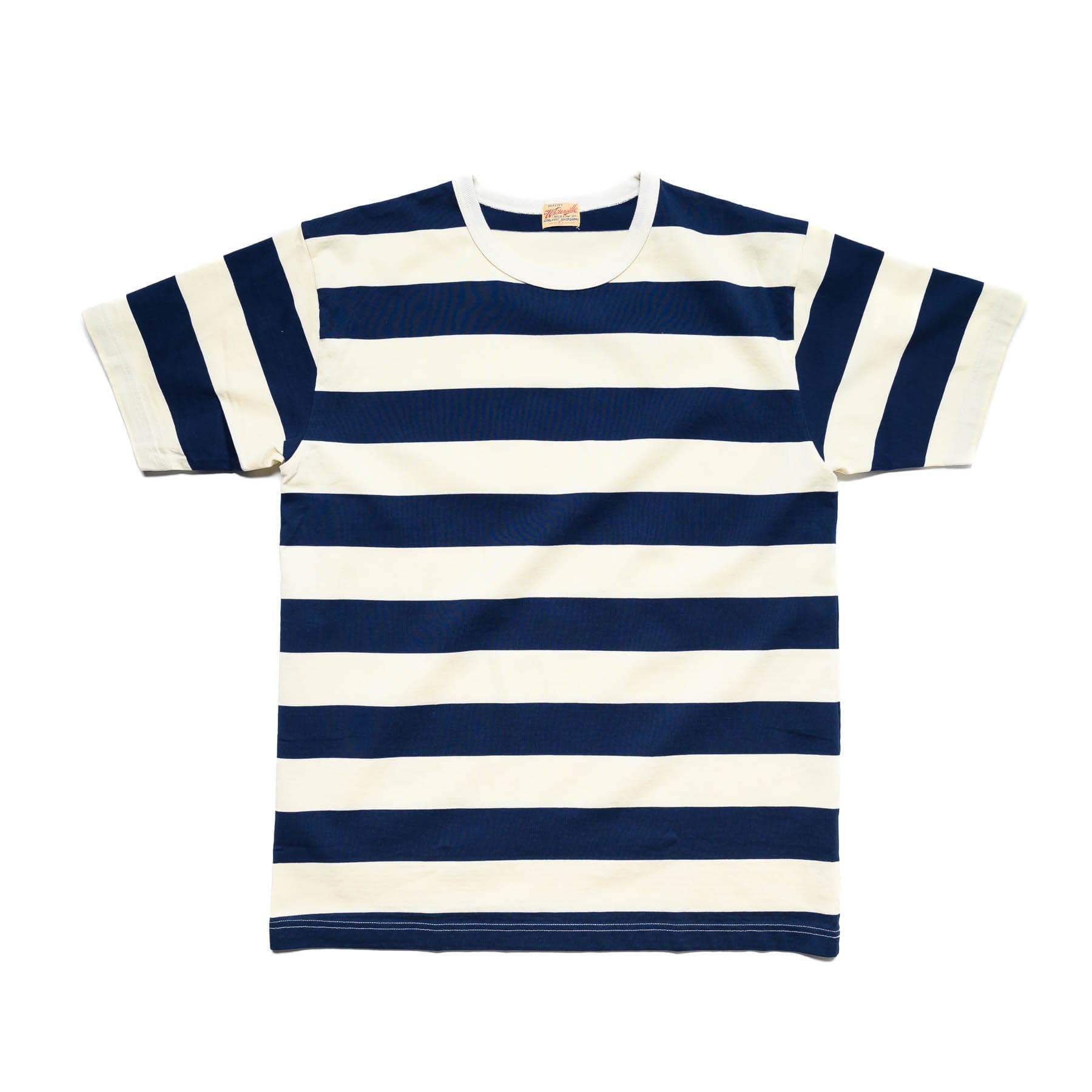 Whitesville Border T-Shirt Navy | BlackBlue