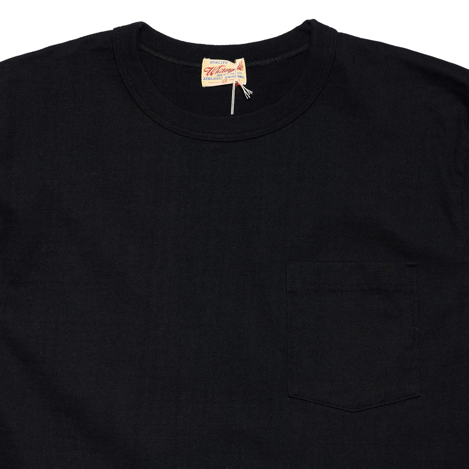 Whitesville Heavyweight Pocket Tee Black Collar