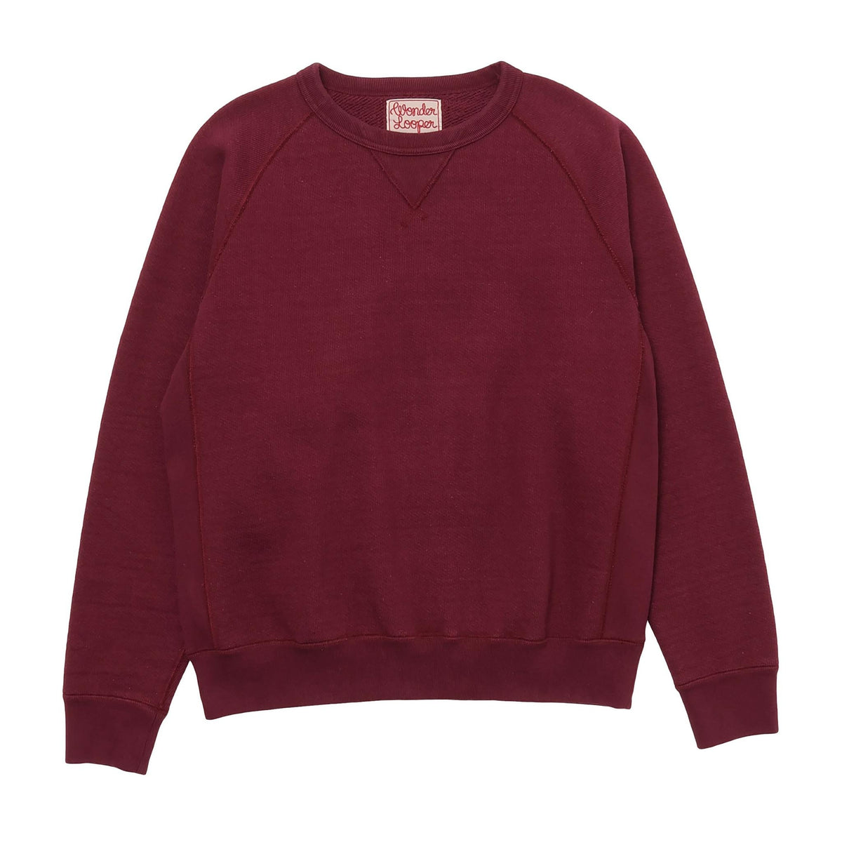 Pullover Crewneck - Double Heavyweight French Terry - Burgundy