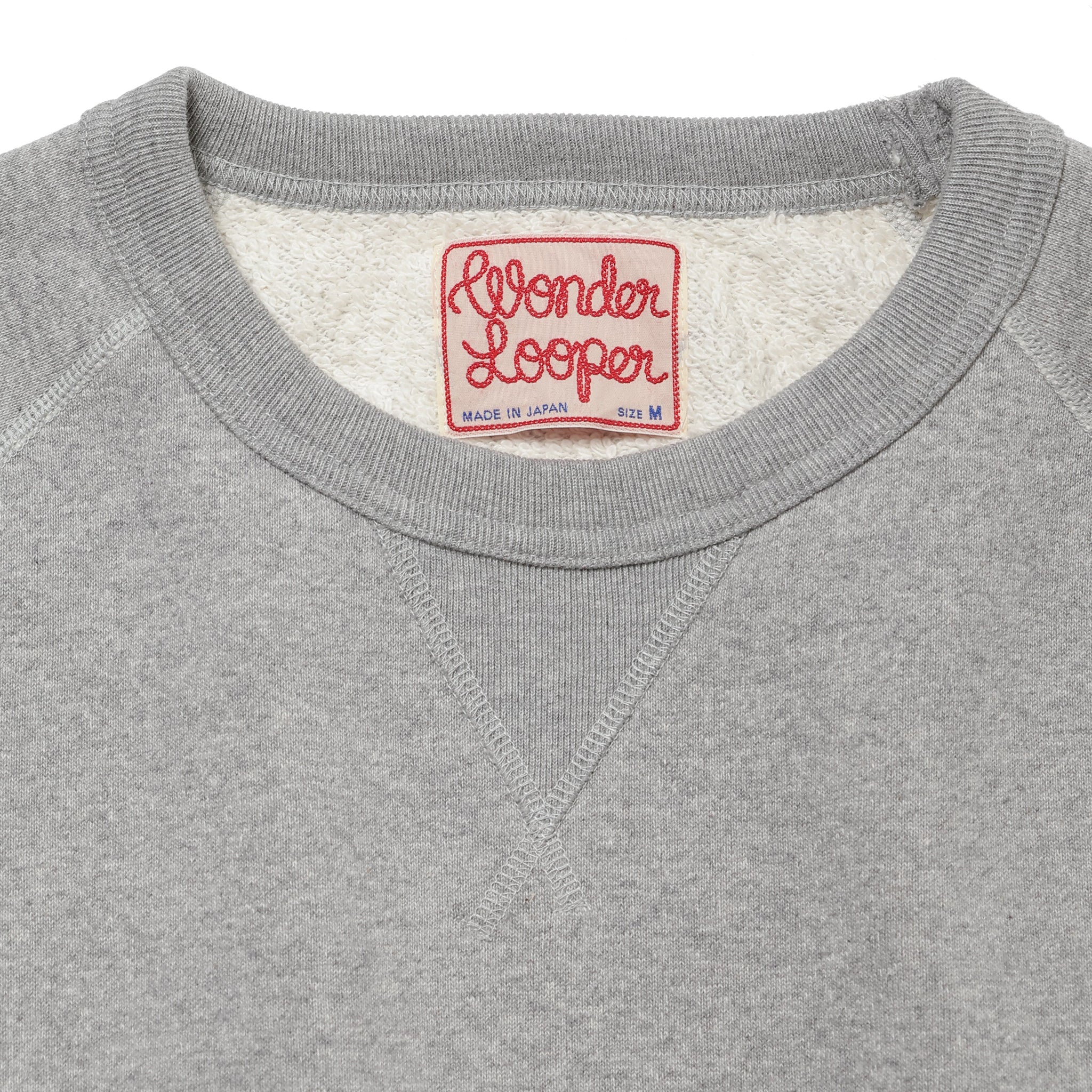 Pullover Crewneck Super Looper French Terry - Heather Grey