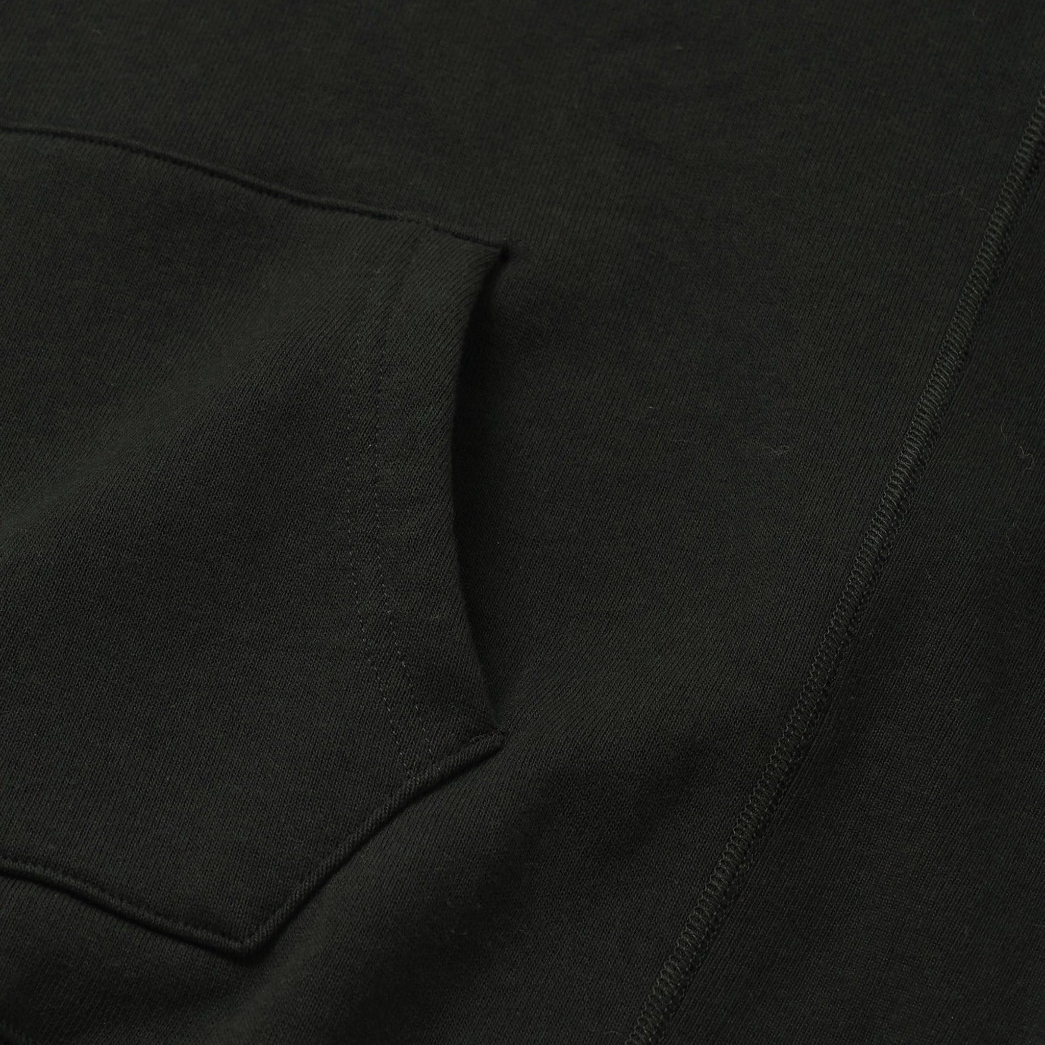 Pullover Hoodie - Super Looper French Terry - Sumi Black