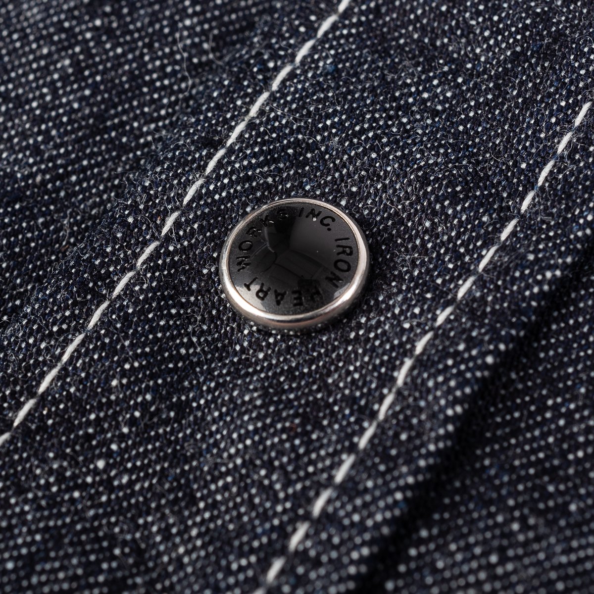 IHSH-320-IND - 10oz Selvedge Denim Western Shirt - Indigo