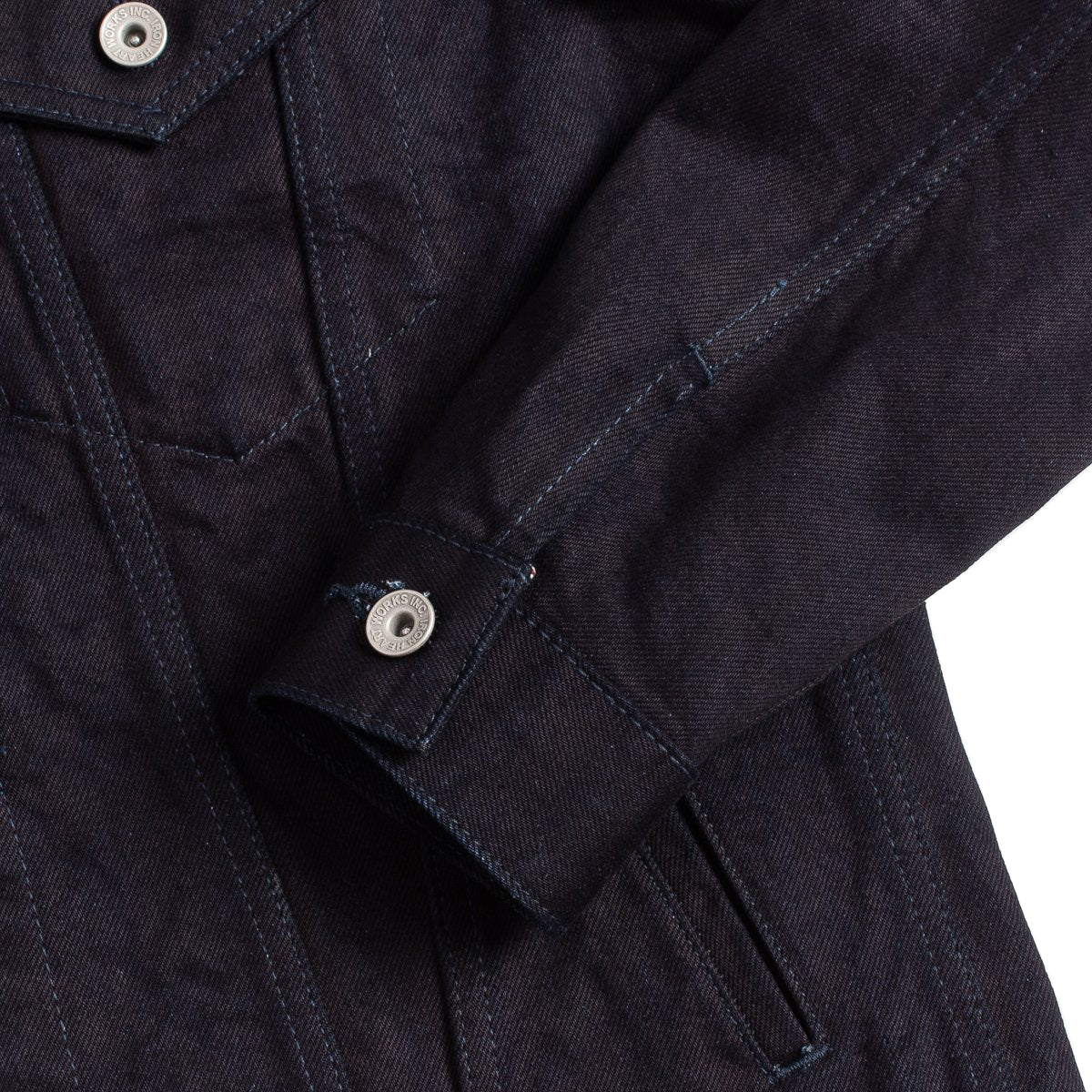 IH-526J-142ib - 14oz Selvedge Denim Modified Type III - Indigo/Black