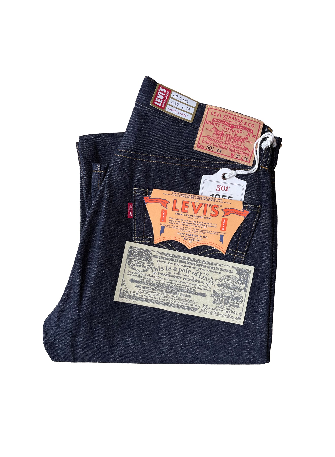LVC 1955 501® Original Fit Selvedge Men's Jeans