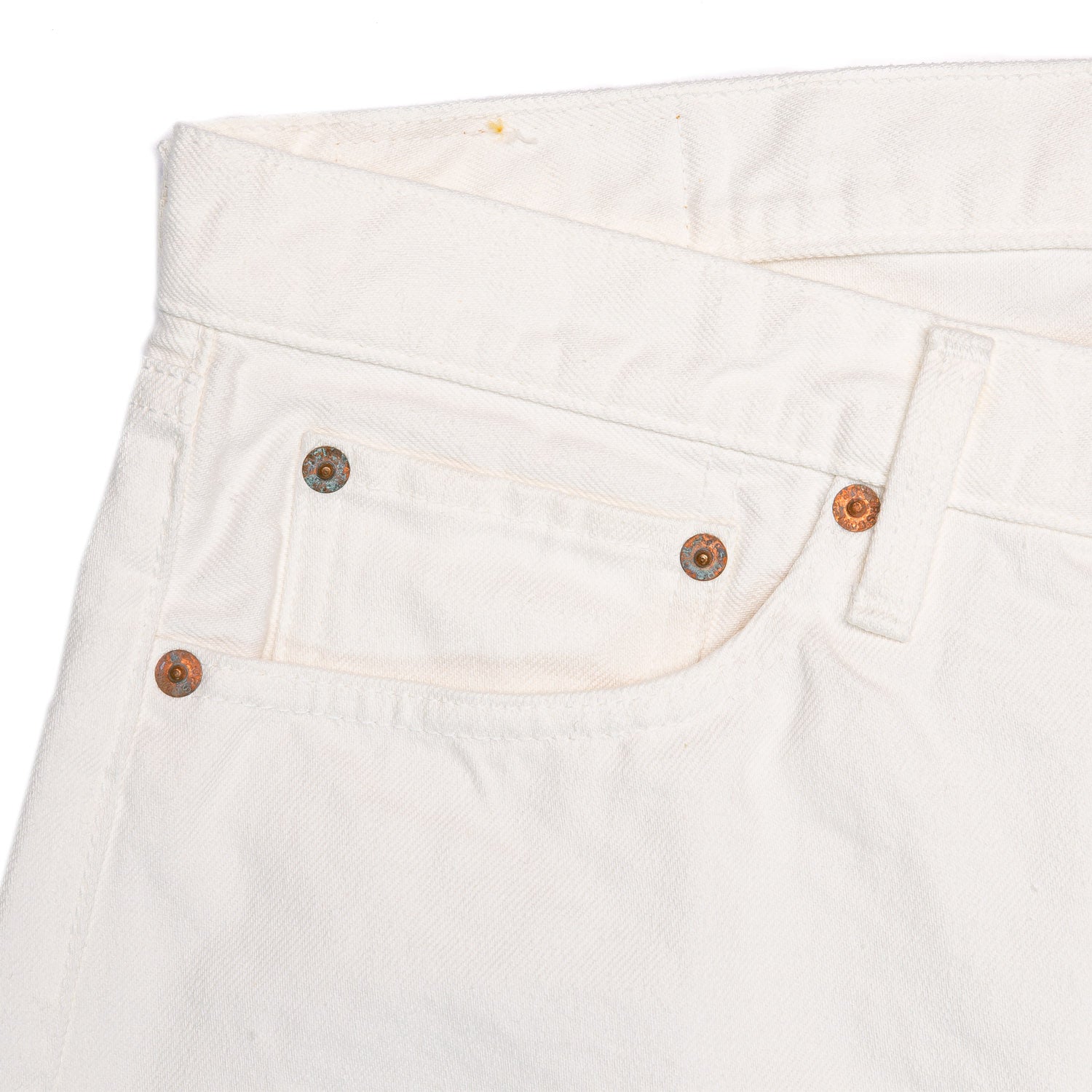 orSlow 107 Ivy Fit White Rivet Details