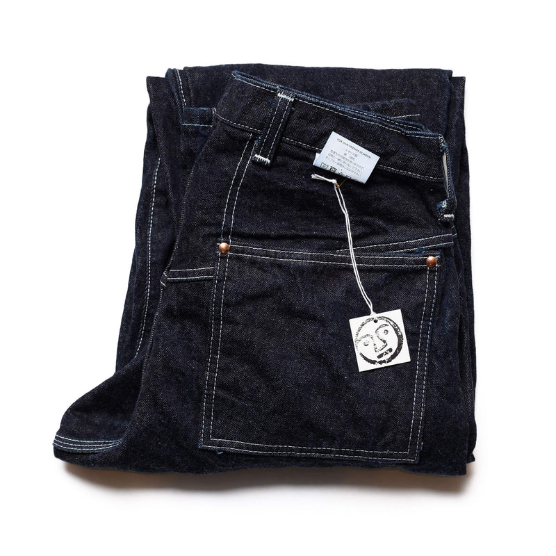 Tender 130 Tapered Jeans 16oz Selvedge Denim Rinsed Folded