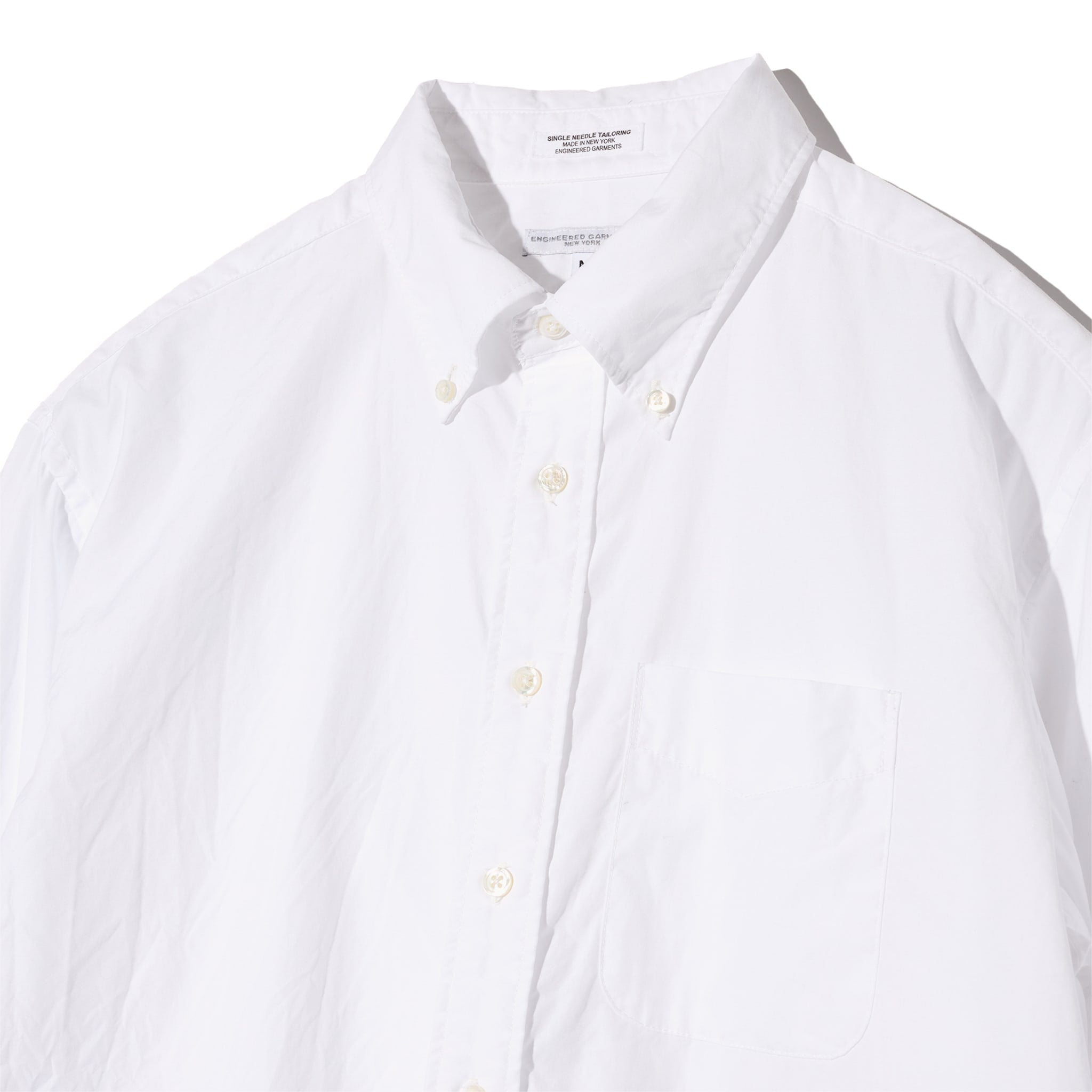 19 Century BD Shirt - White 100's 2 Ply Broadcloth
