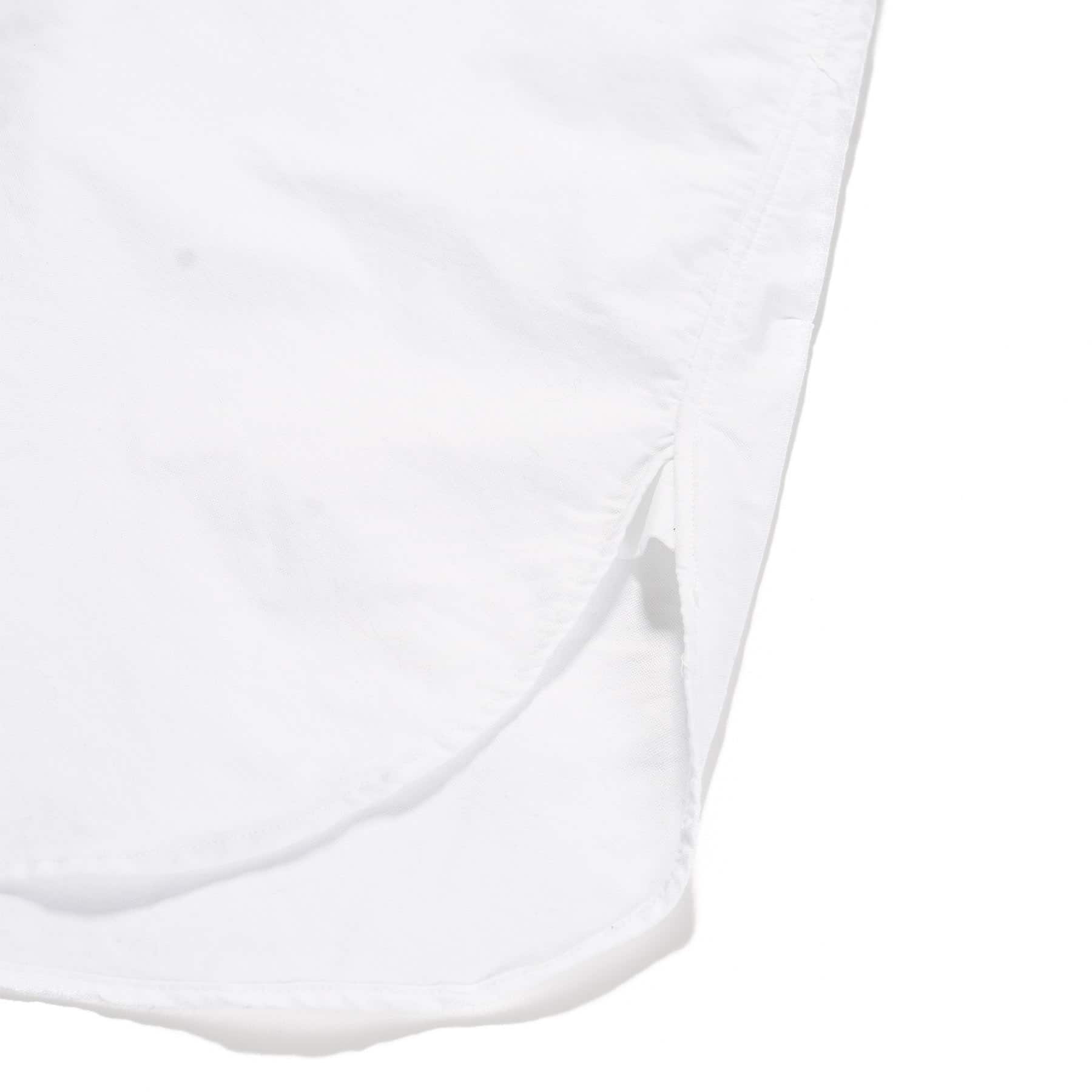 Engineered Garments 19 Century BD Shirt White Cotton Oxford Hem Detail