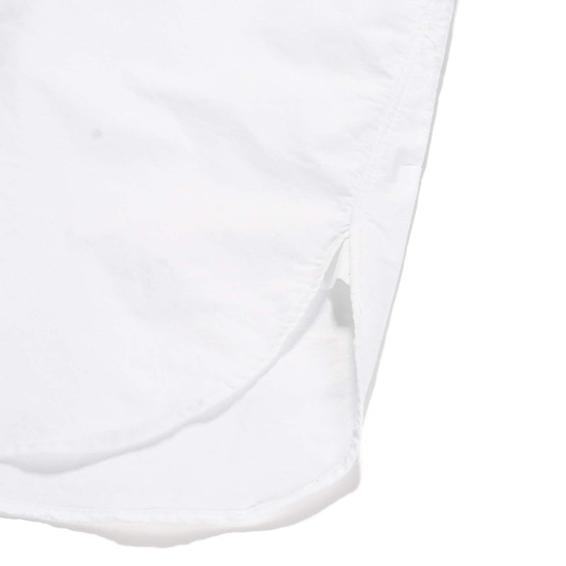 Engineered Garments 19 Century BD Shirt White Cotton Oxford Hem Detail