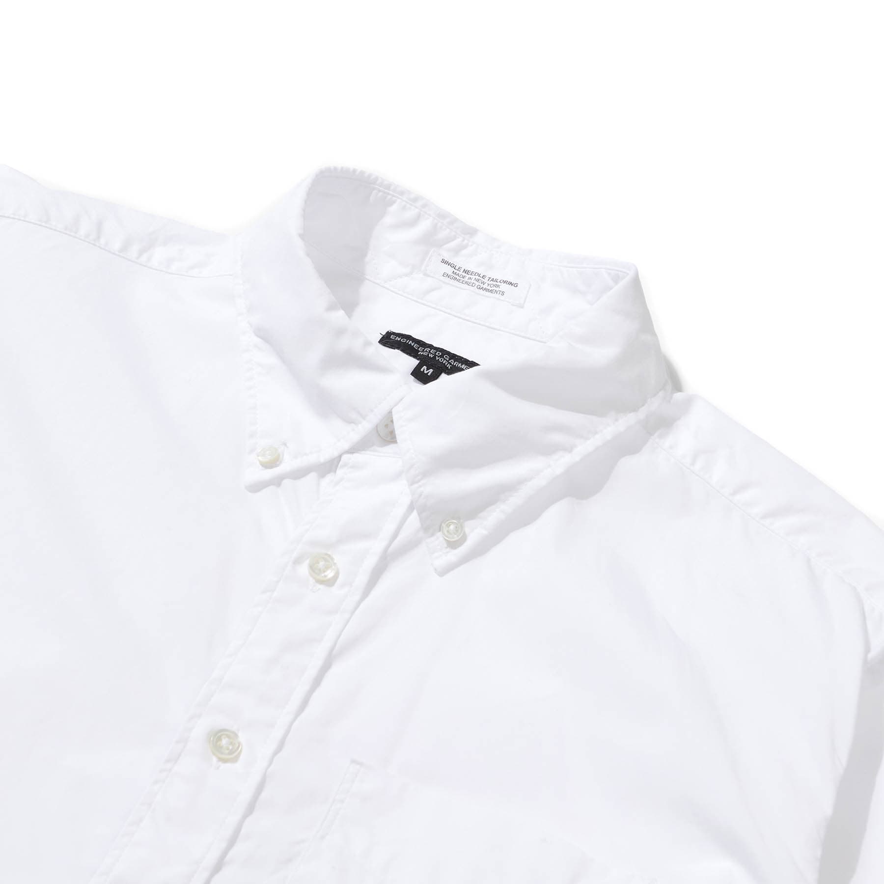 19 Century Shirt - White 100's 2Ply Broadcloth
