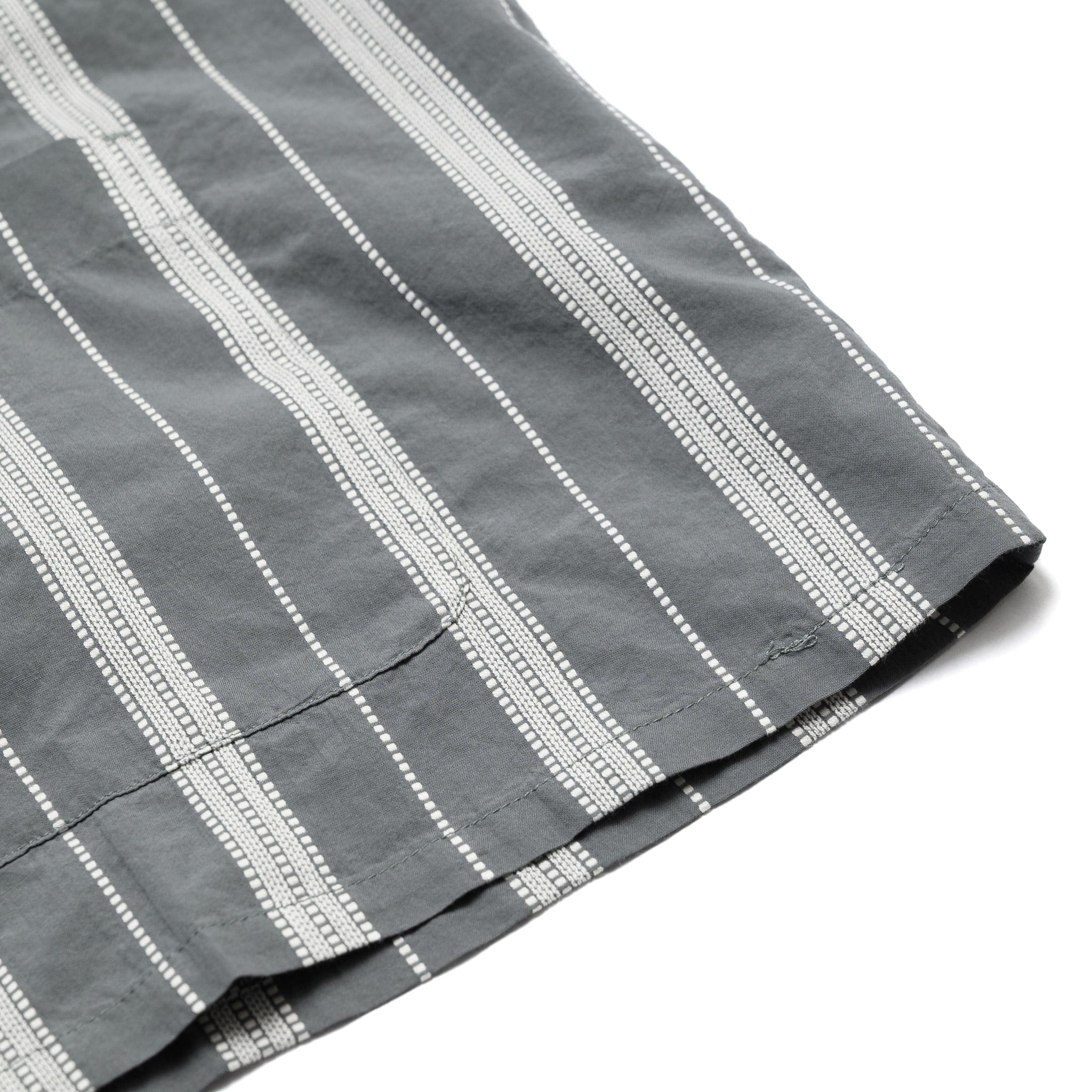 Cabana Shirt - Sage Ticking Stripe