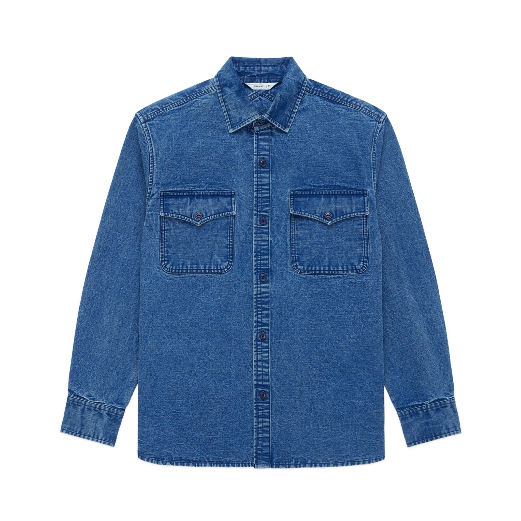 USN Overshirt - Stonewashed Indigo Canvas