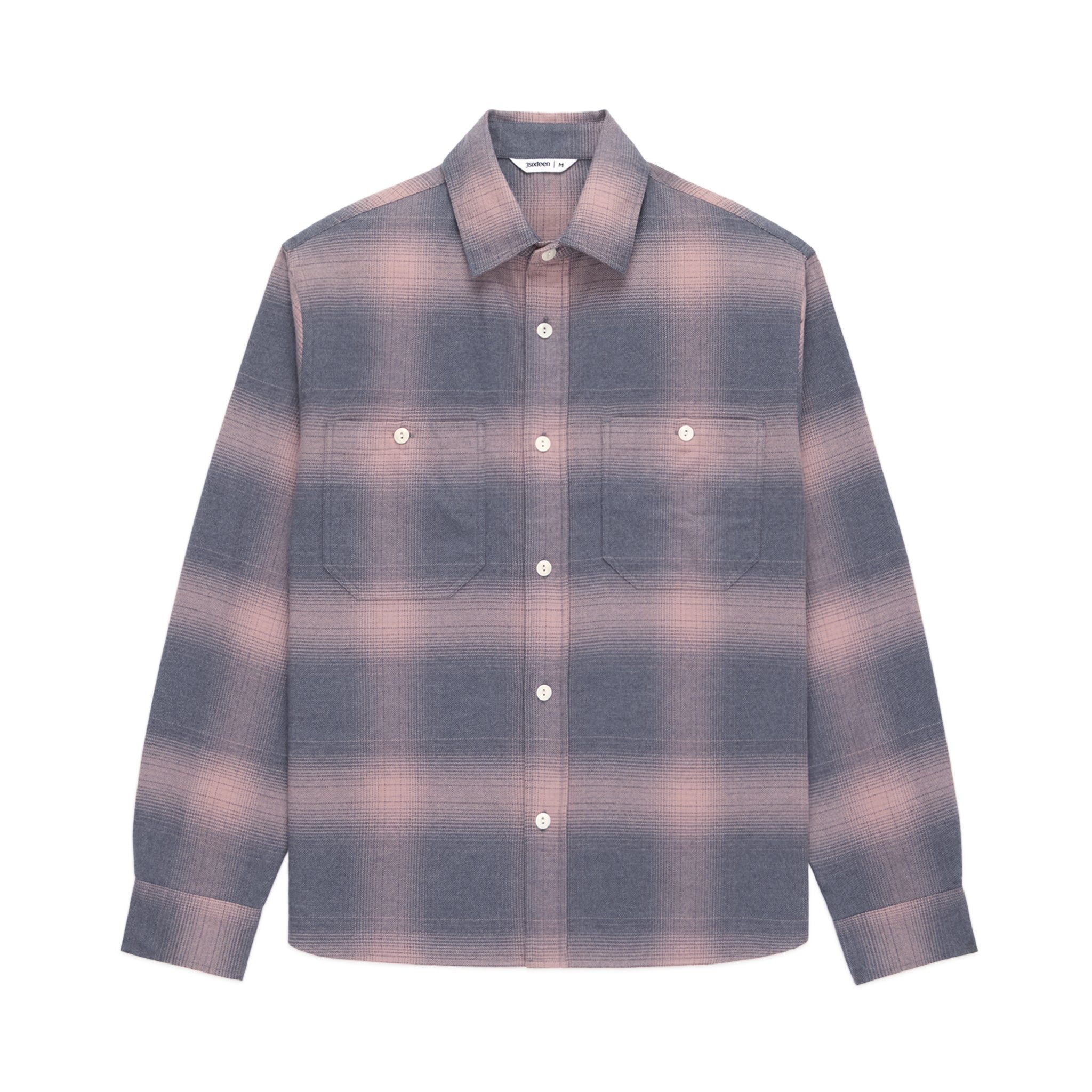 3sixteen Utility Flannel Mauve Ombre | BlackBlue