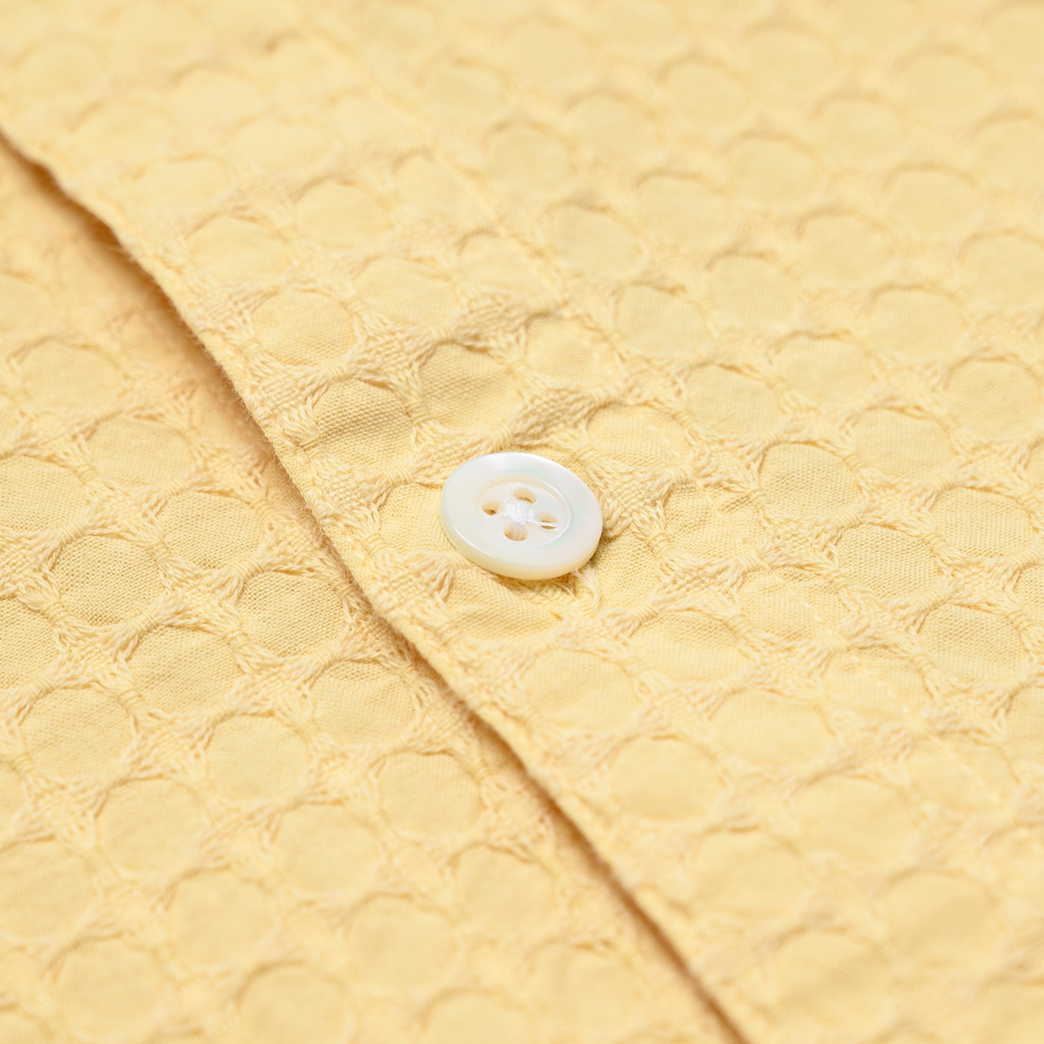 Resort Shirt - Sunflower Geo Weave