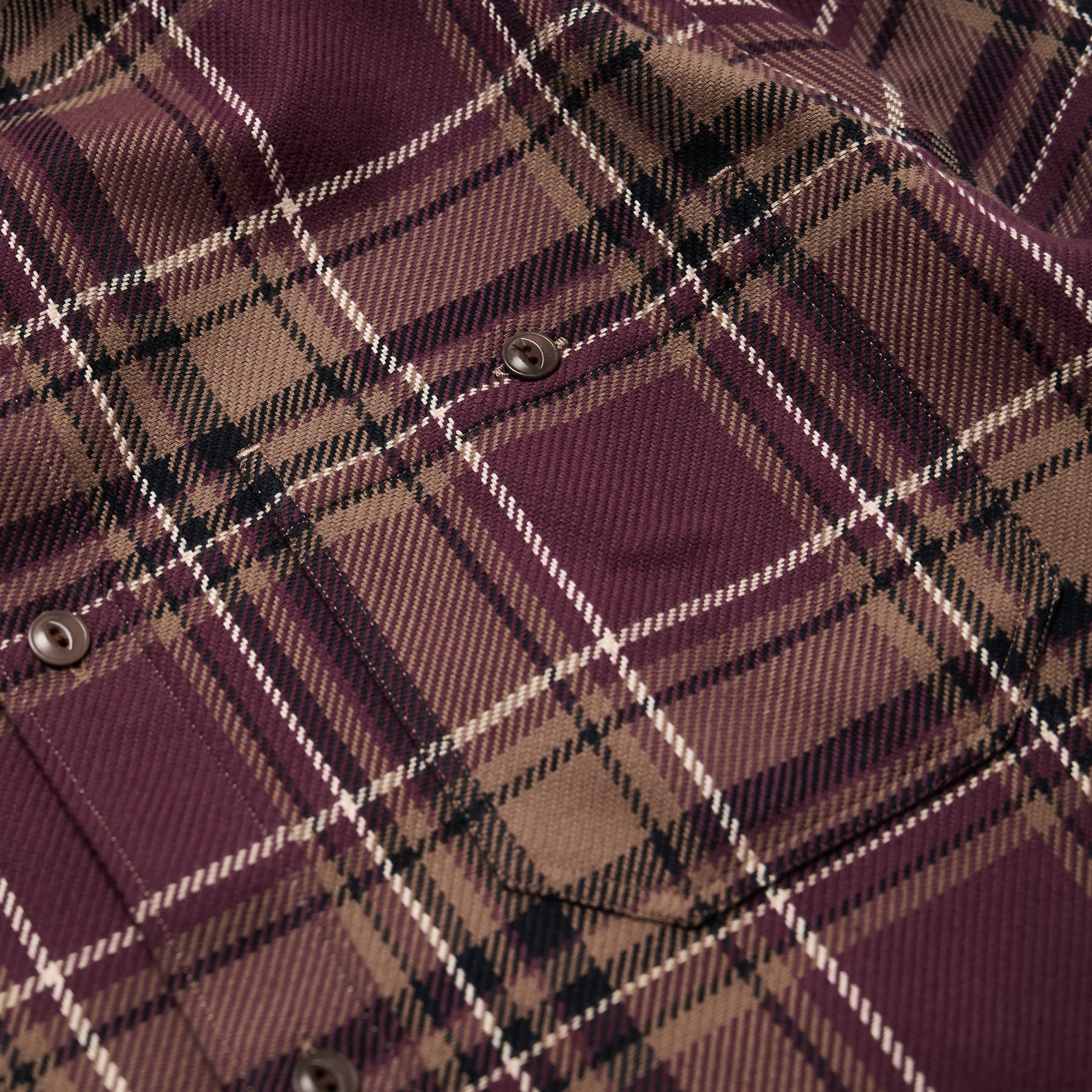 Utility Flannel - Burgundy Oak Plaid