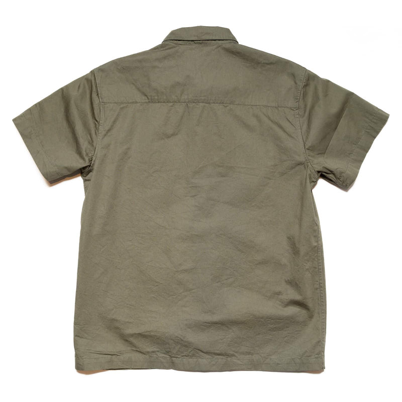 3sixteen Garage Shirt Moss Rear