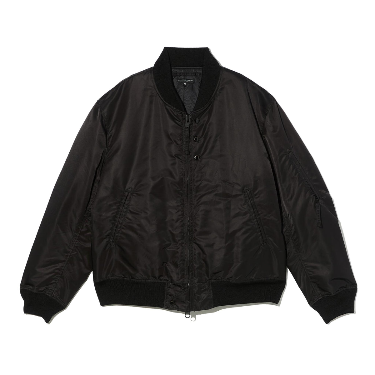 Aviator Jacket - Black Flight Satin Nylon
