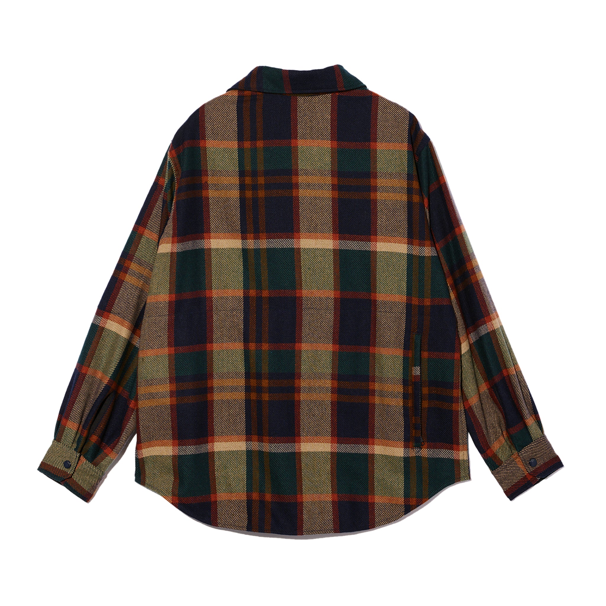 CPO Shirt Jacket - Navy/Brown Heavy Wool Plaid