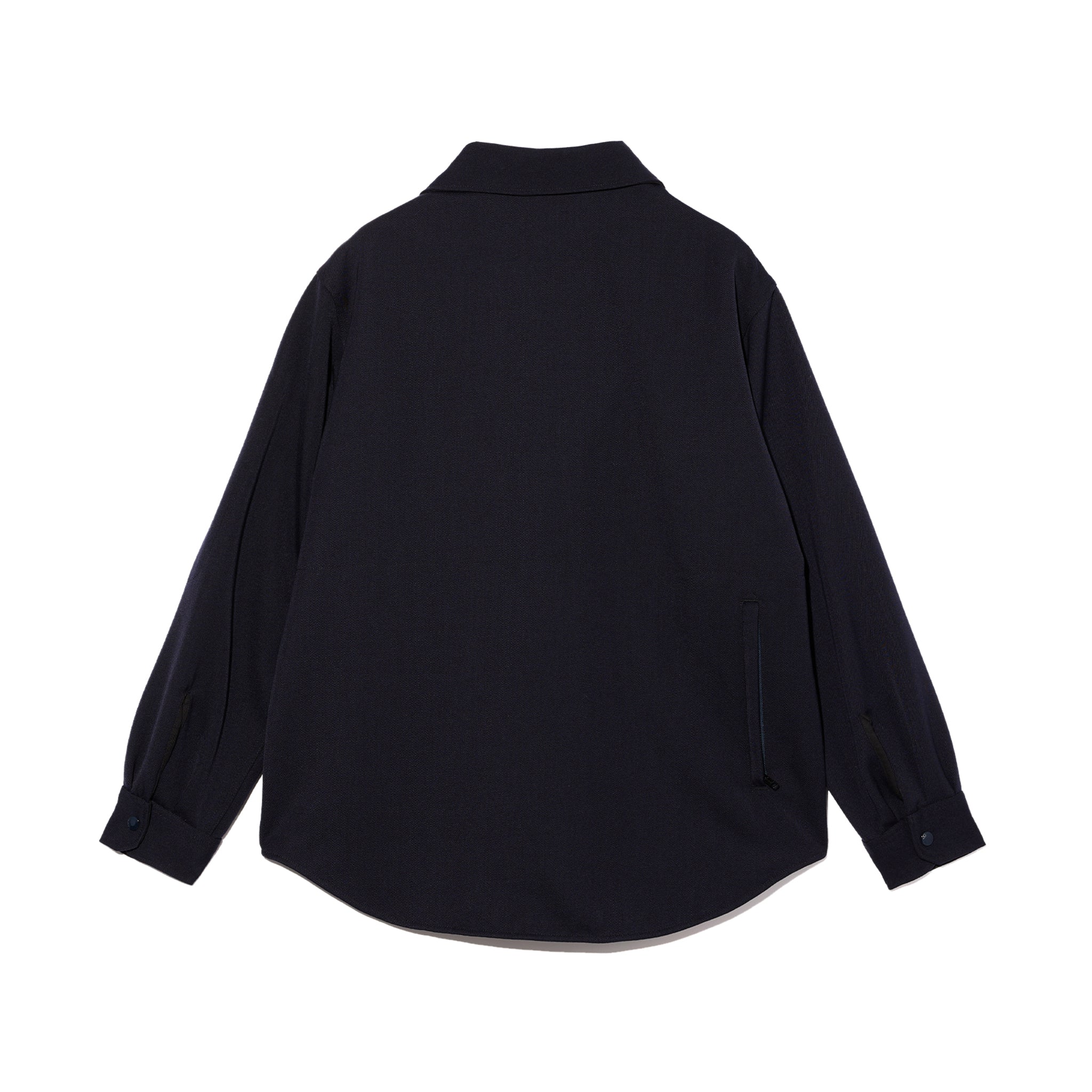CPO Shirt Jacket - Dark Navy Heavy Wool Elastique