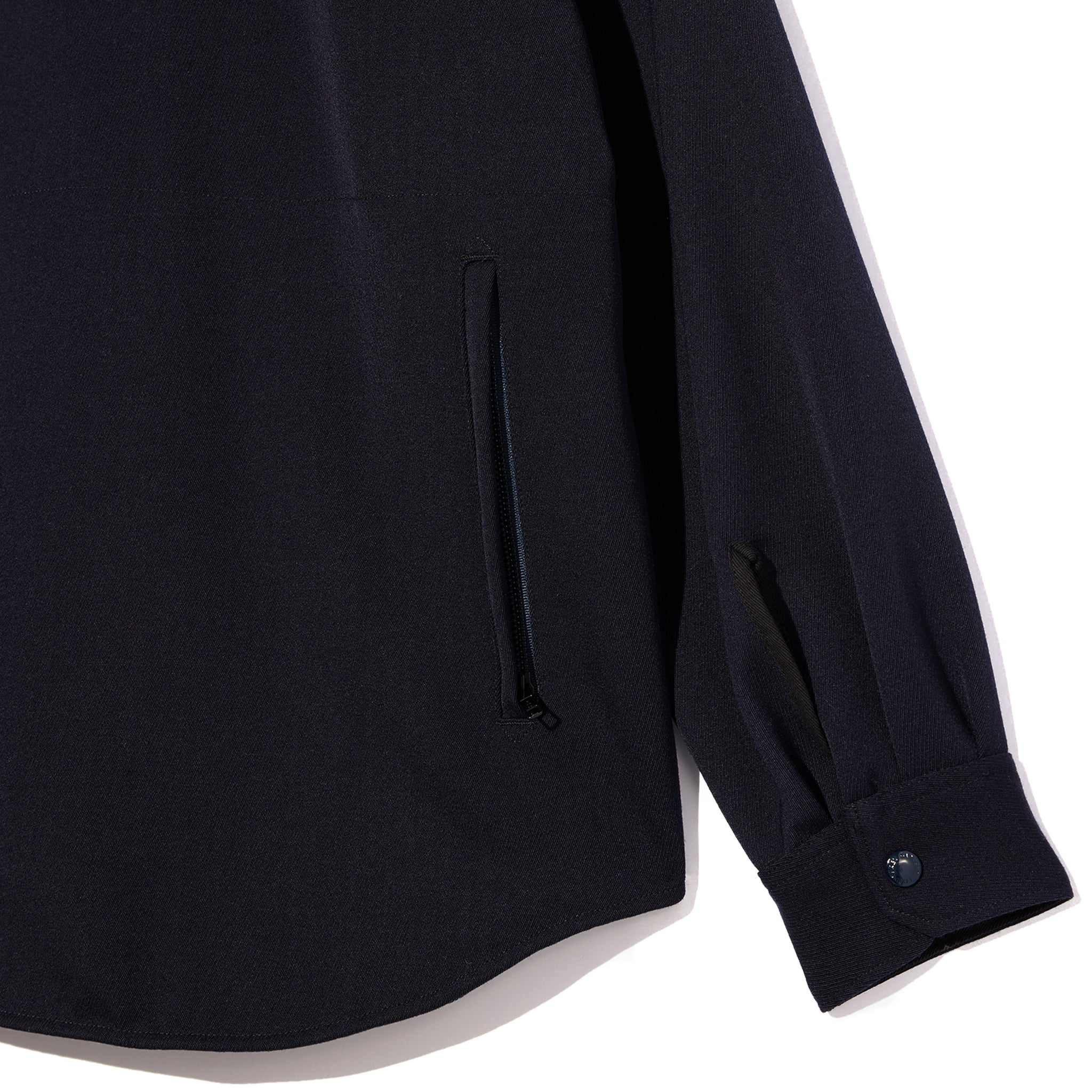 CPO Shirt Jacket - Dark Navy Heavy Wool Elastique