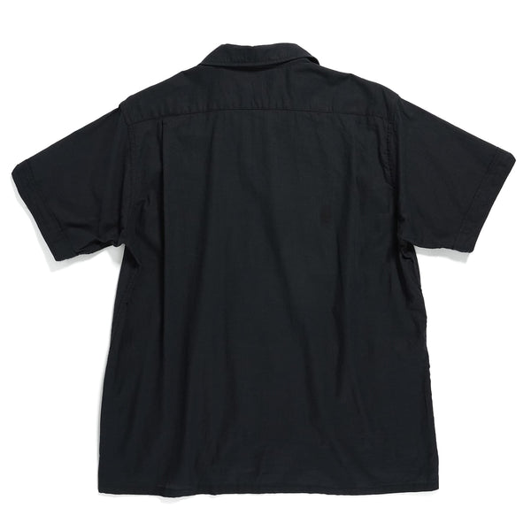 Engineered Garments Camp Shirt Black Cotton Handkerchief Rear