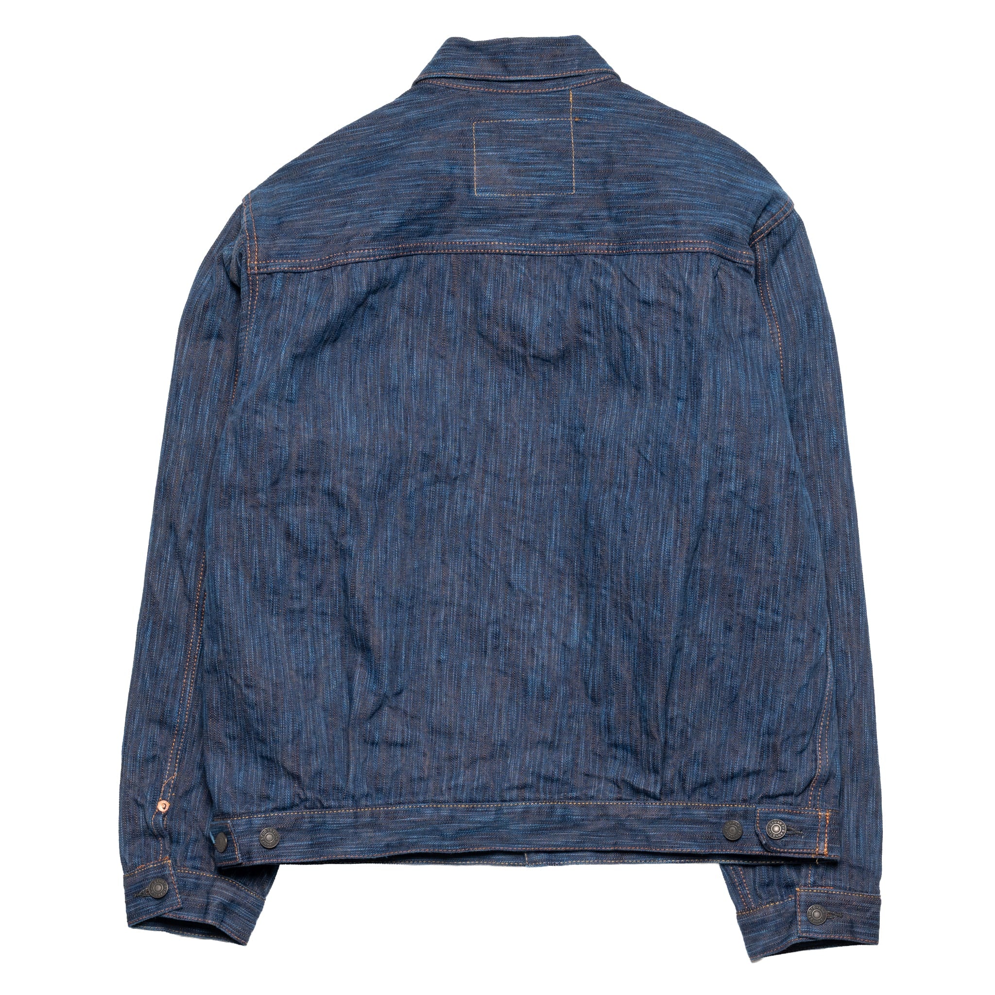 D4615 "Awa Sho-ai Kakishibu" 15oz Natural Indigo Kakishibu Selvedge Denim Type 2 Jacket