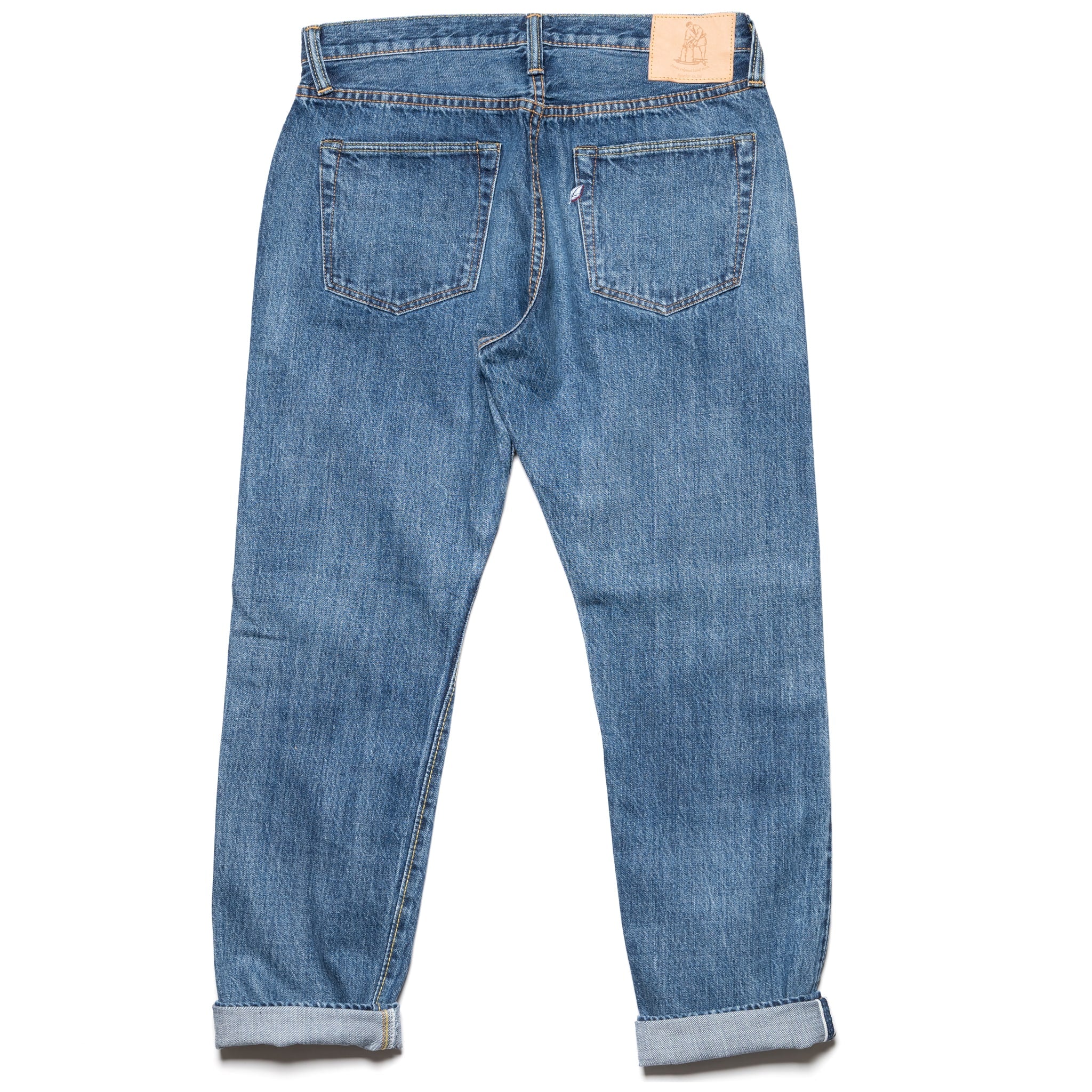 Pure Blue Japan USED-019-ID Relaxed Taper 14oz Selvedge Denim
