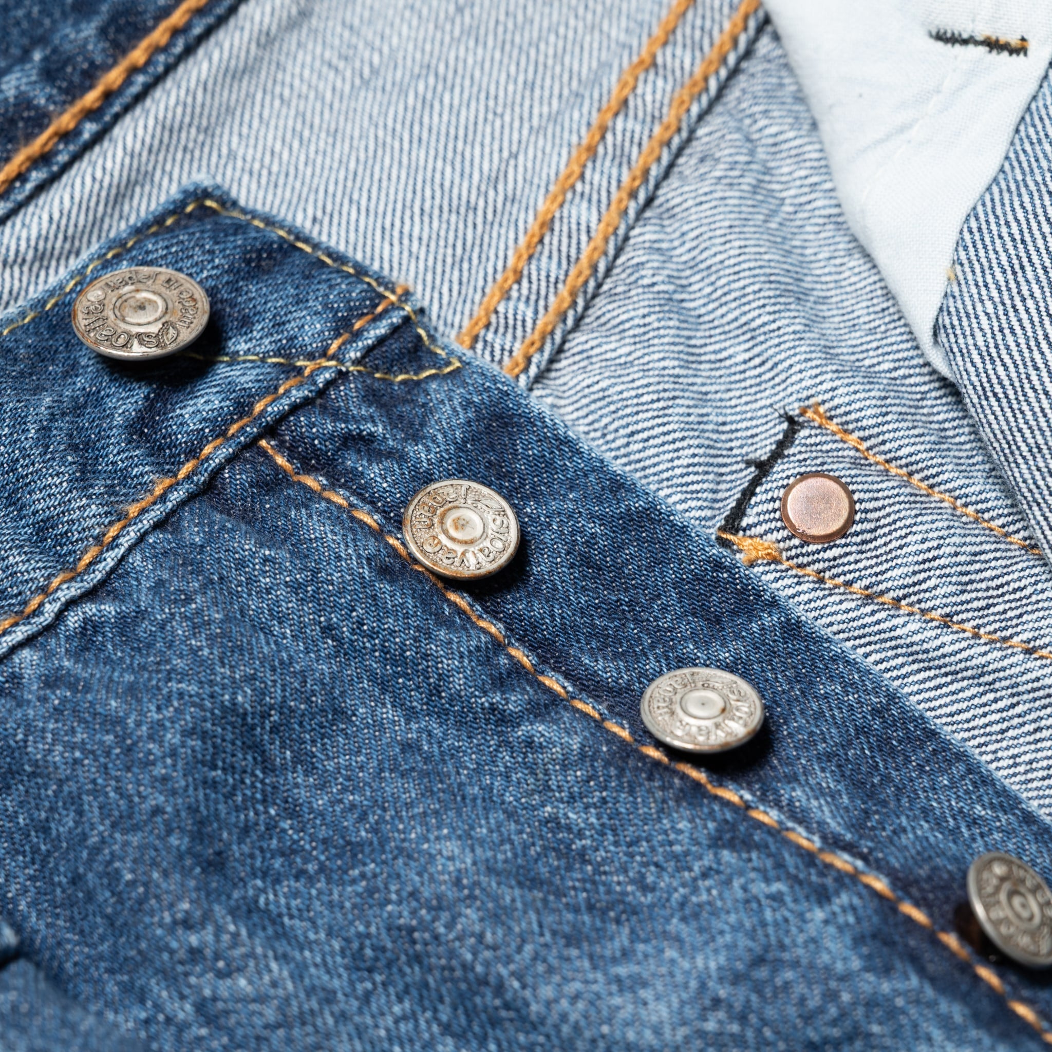 Pure Blue Japan USED-003-ID Regular Straight 14oz Selvedge Denim