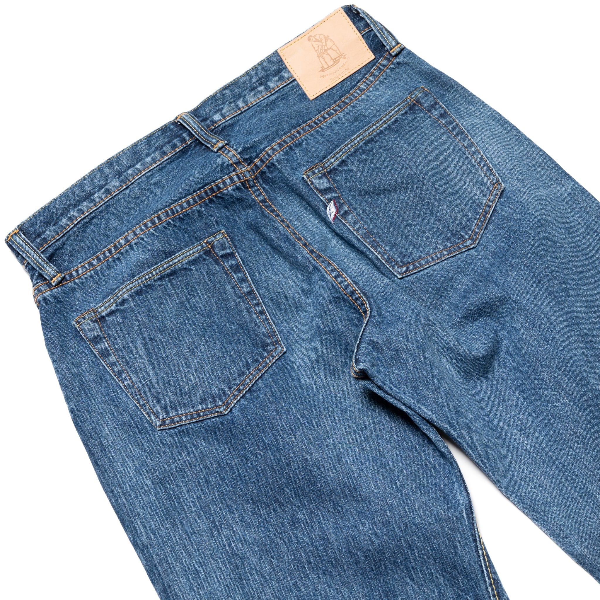 Pure Blue Japan USED-003-ID Regular Straight 14oz Selvedge Denim