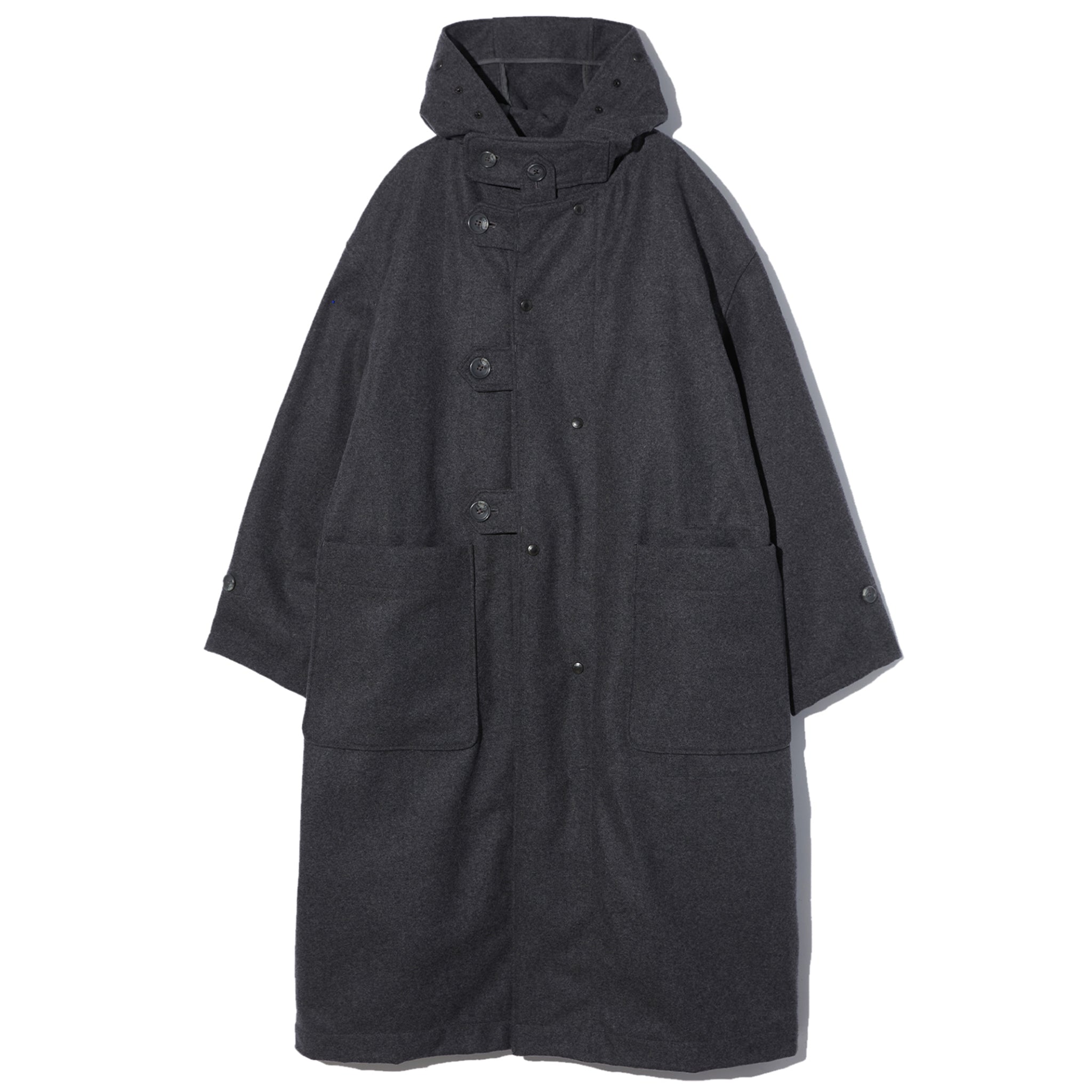 Duffle Coat - Grey 24oz Wool Melton