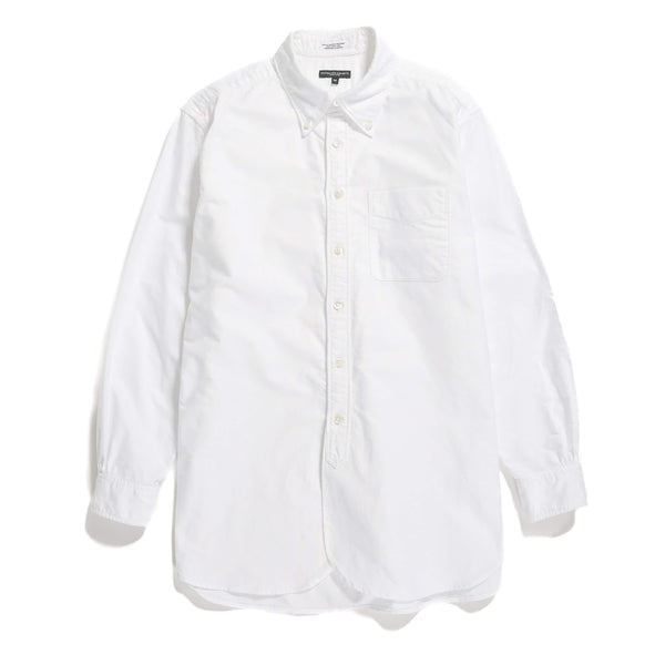 Engineered Garments 19 Century BD Shirt White Cotton Oxford