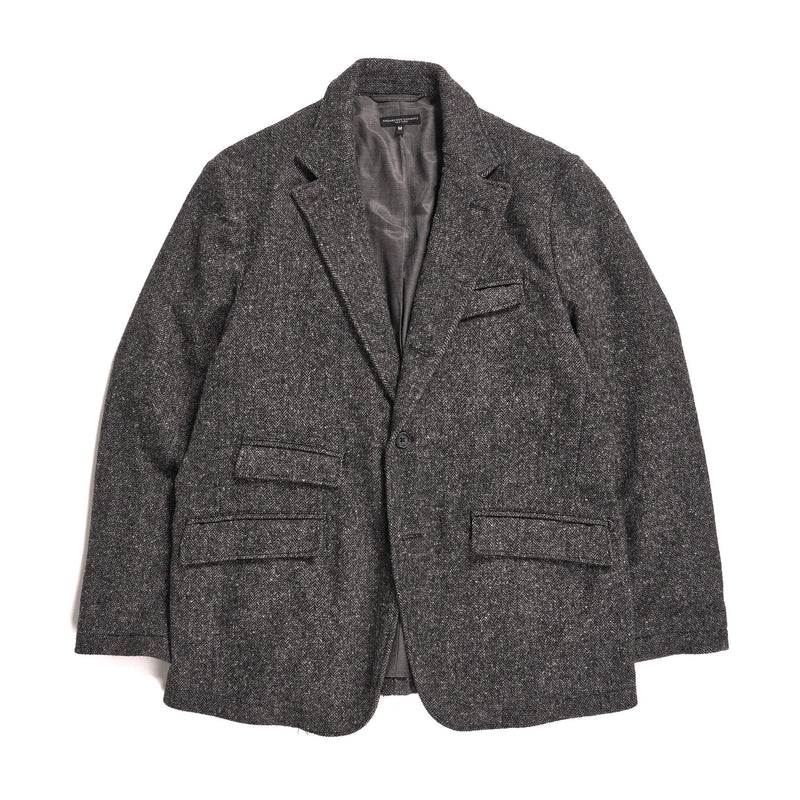Engineered Garments Andover Jacket Grey Poly Wool Herringbone