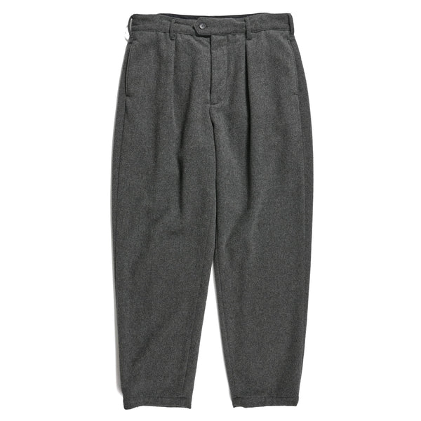 Engineered Garments Carlyle Pant Grey Wool Polyester Heavy Flannel