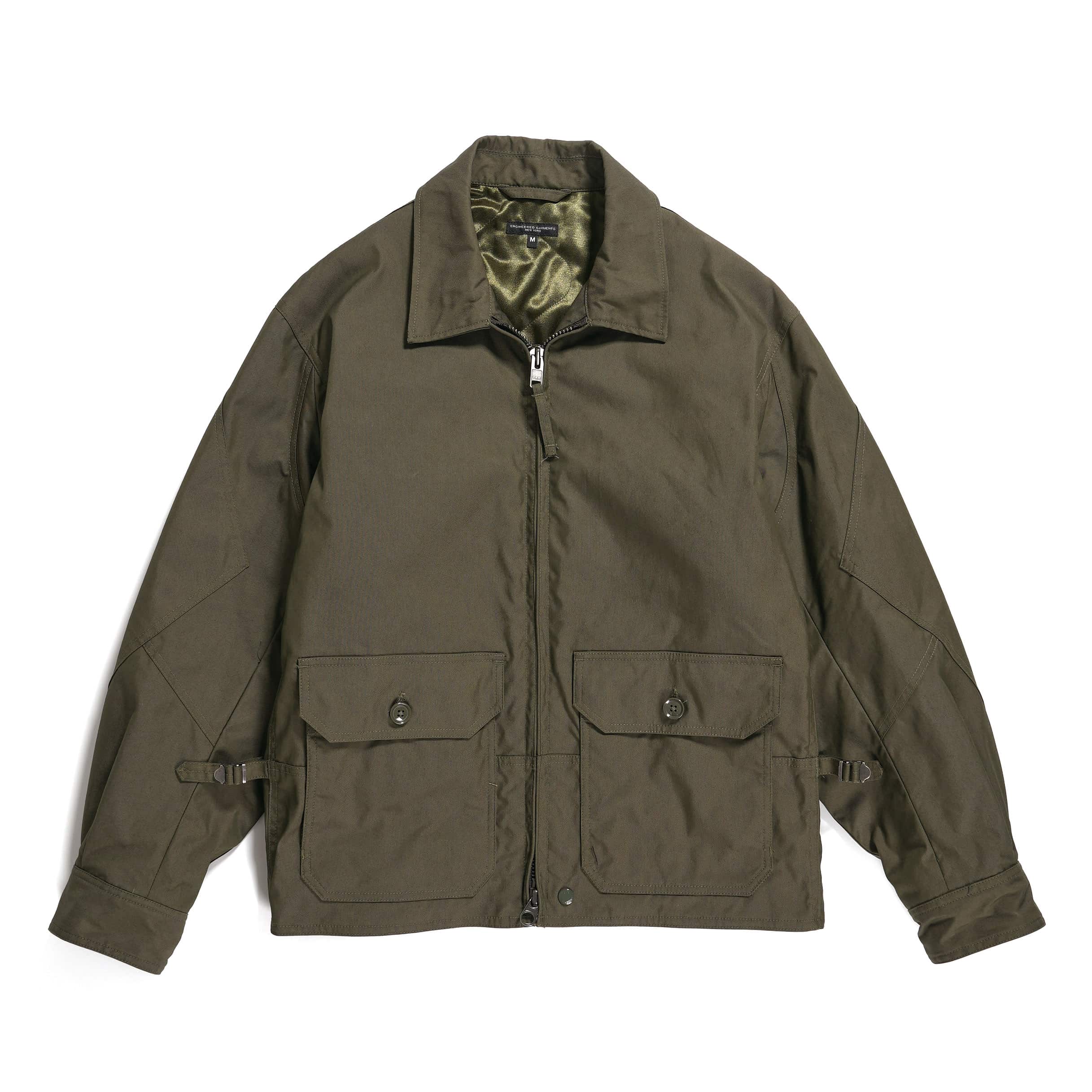 Engineered Garments G8 Jacket Olive CP Weather Poplin