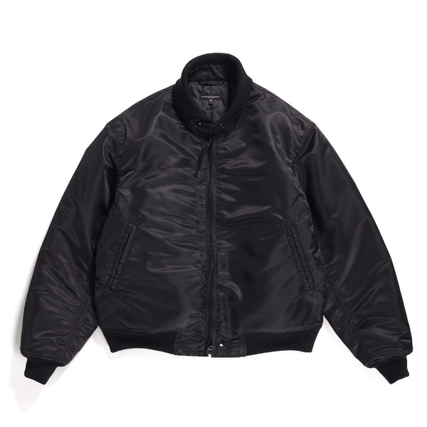 Engineered Garments LL Jacket Black Flight Satin Nylon