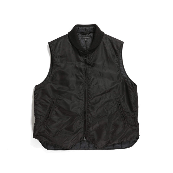Engineered Garments LL Vest Black PC Poplin