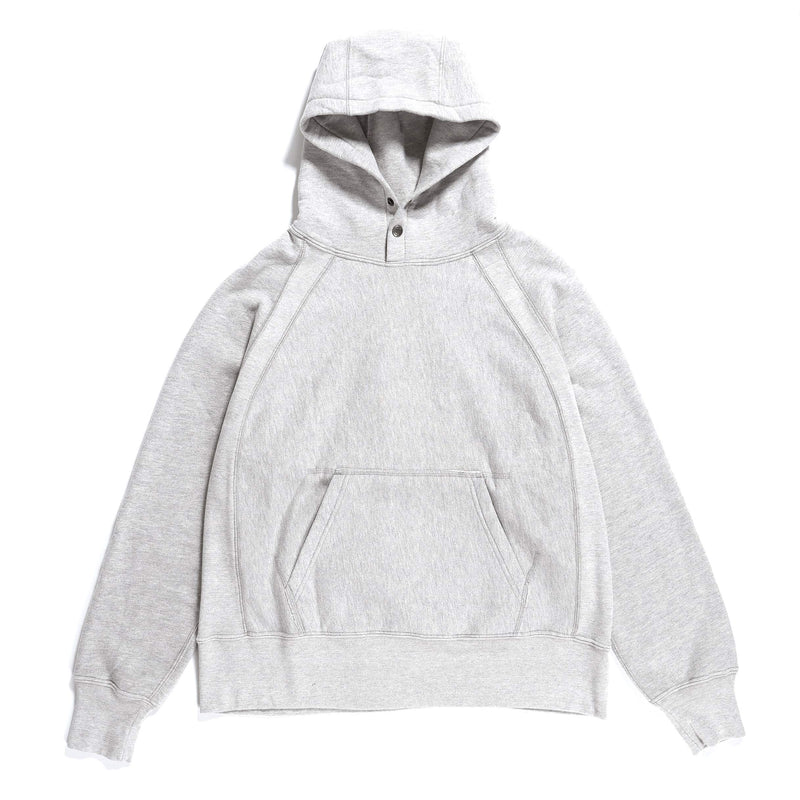 Engineered Garments Raglan Hoodie Heather Grey CP Heavy Fleece