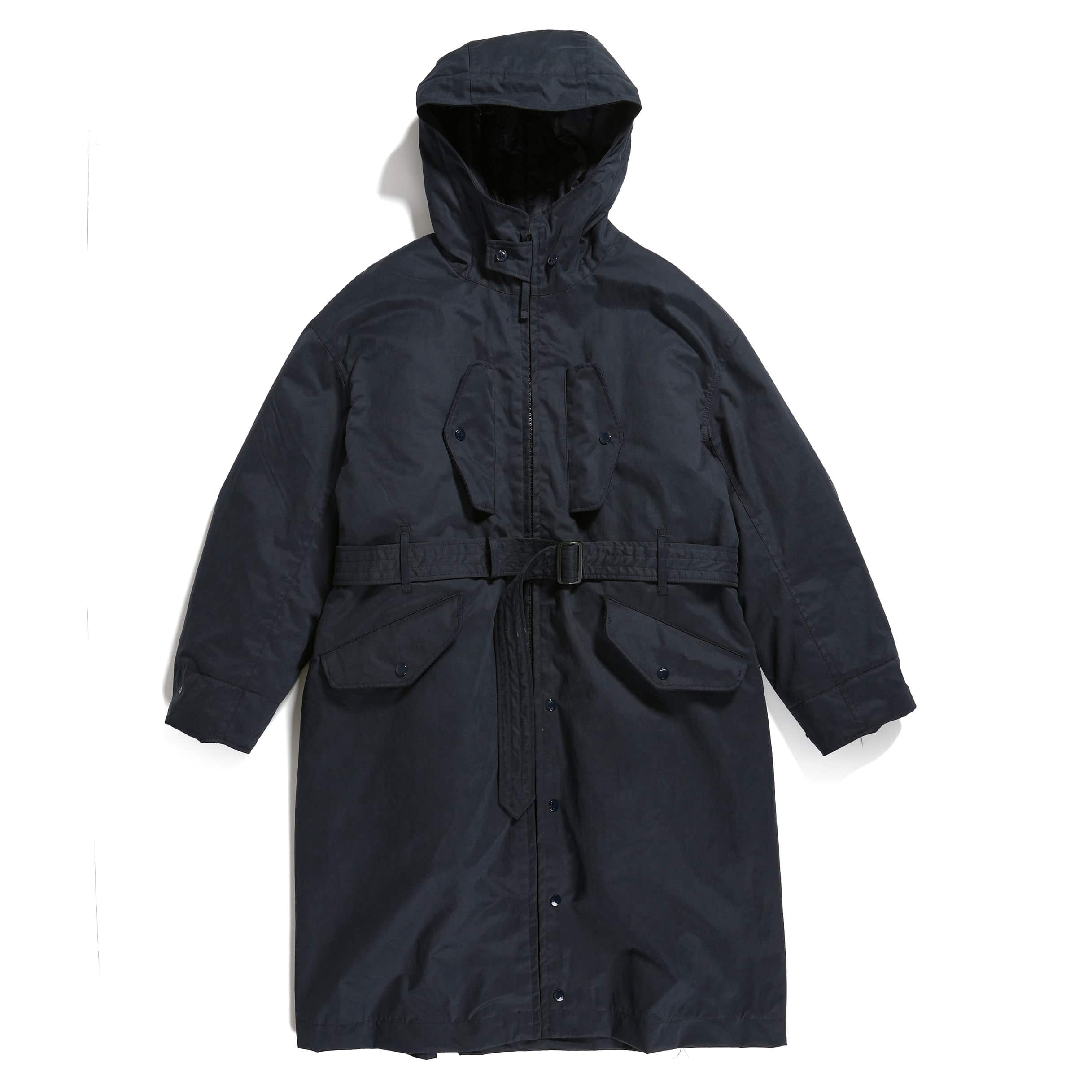 Engineered Garments Storm Coat Dark Navy PC Coated Cloth