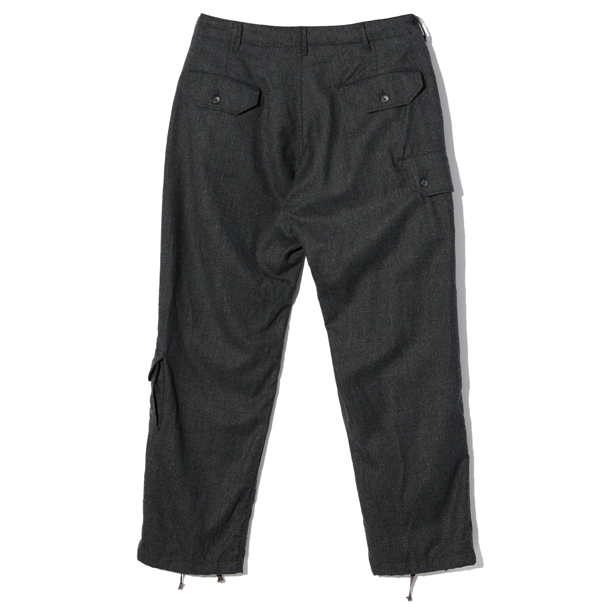 Flight Pant - Charcoal High Count Worsted Wool