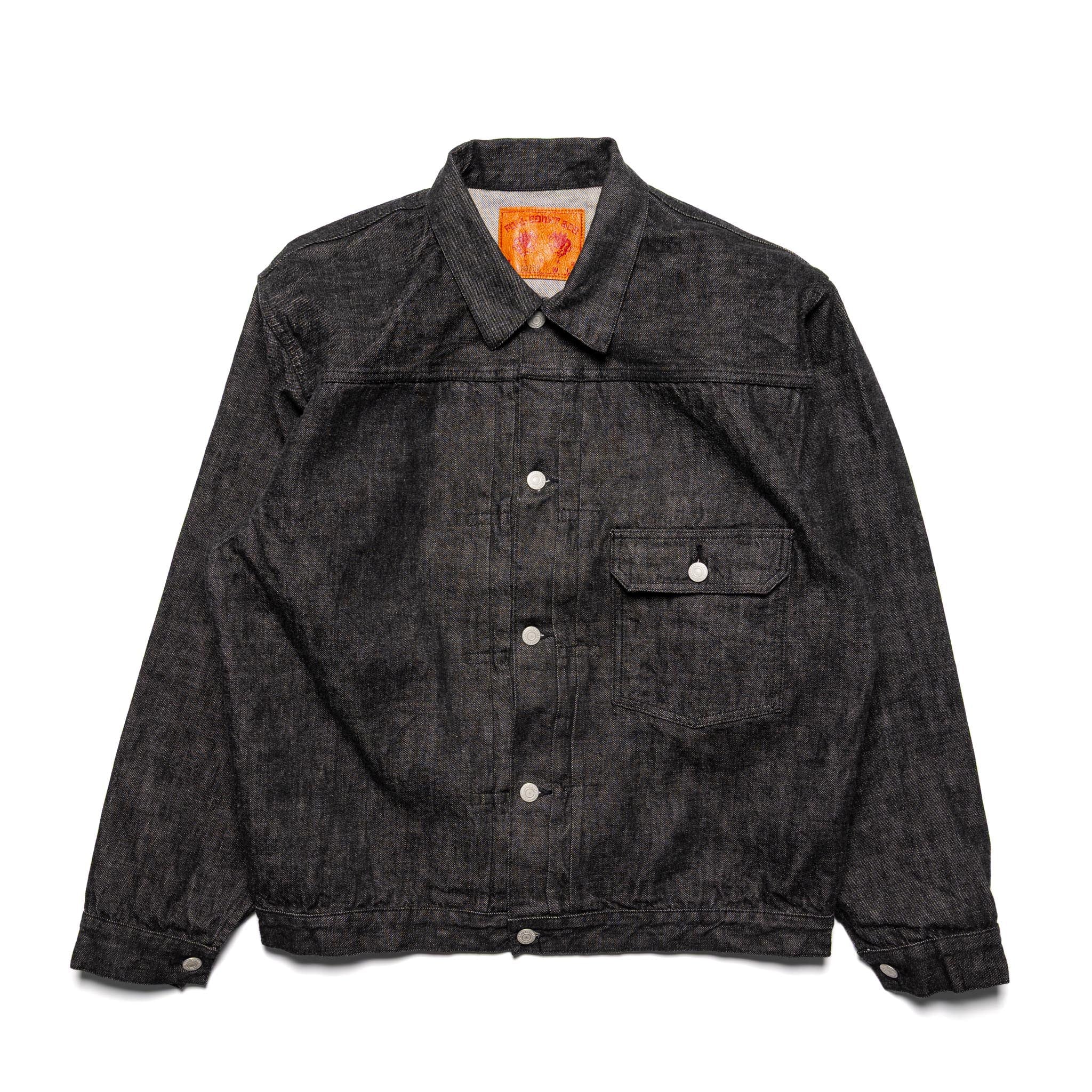 Fullcount 2107BK Type 1 Black Denim Jacket | BlackBlue
