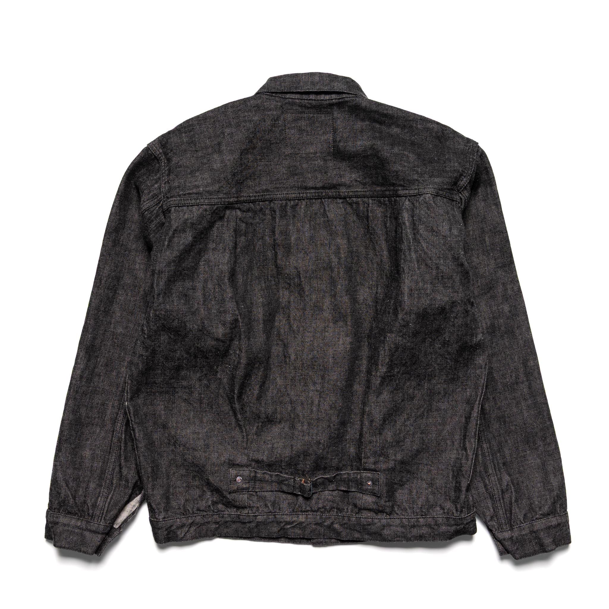 Fullcount 2107BK Type 1 Black Denim Jacket | BlackBlue